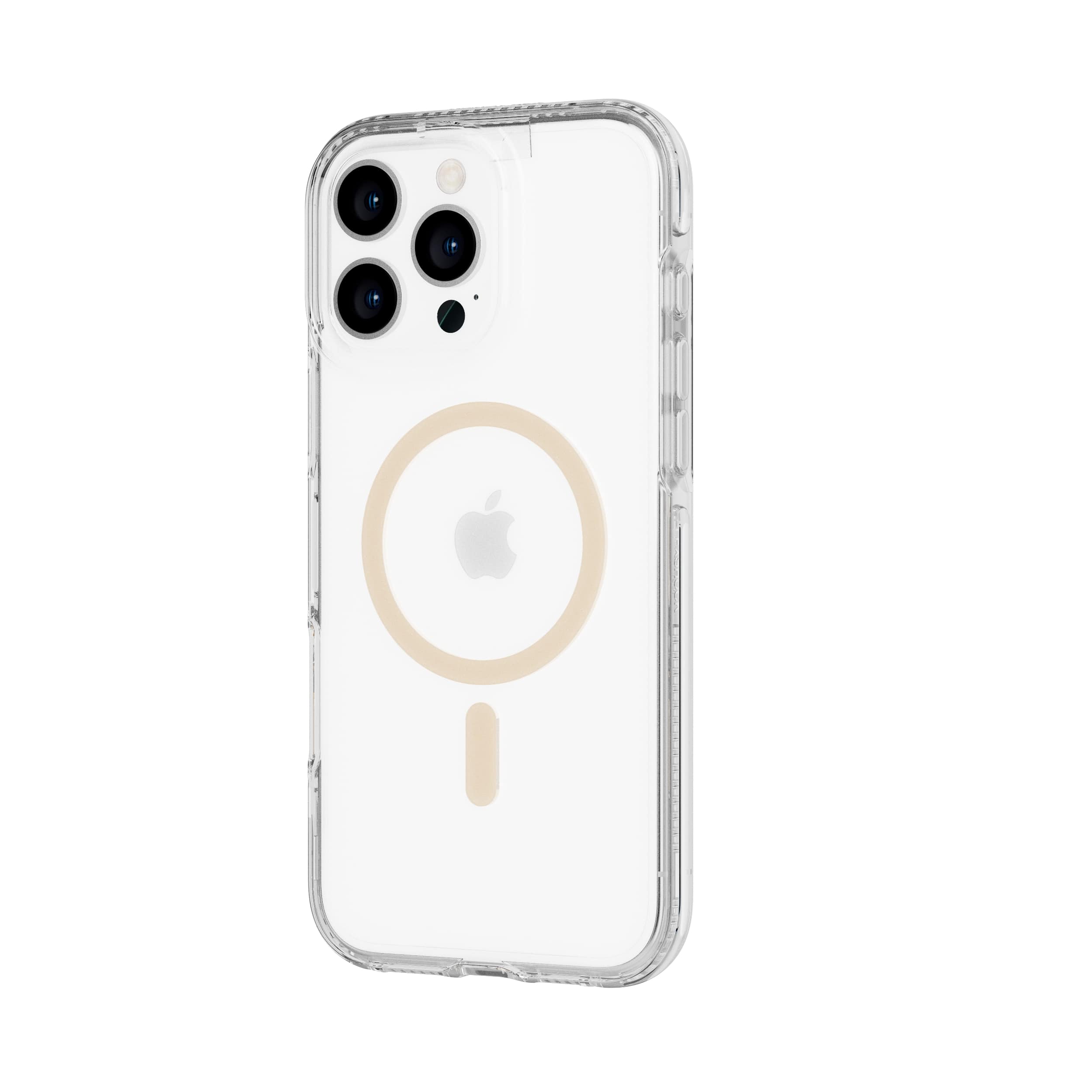 tech21-flexquartz-iphone-16-pro-max-h-lle-gold-klar-magsafe image 5