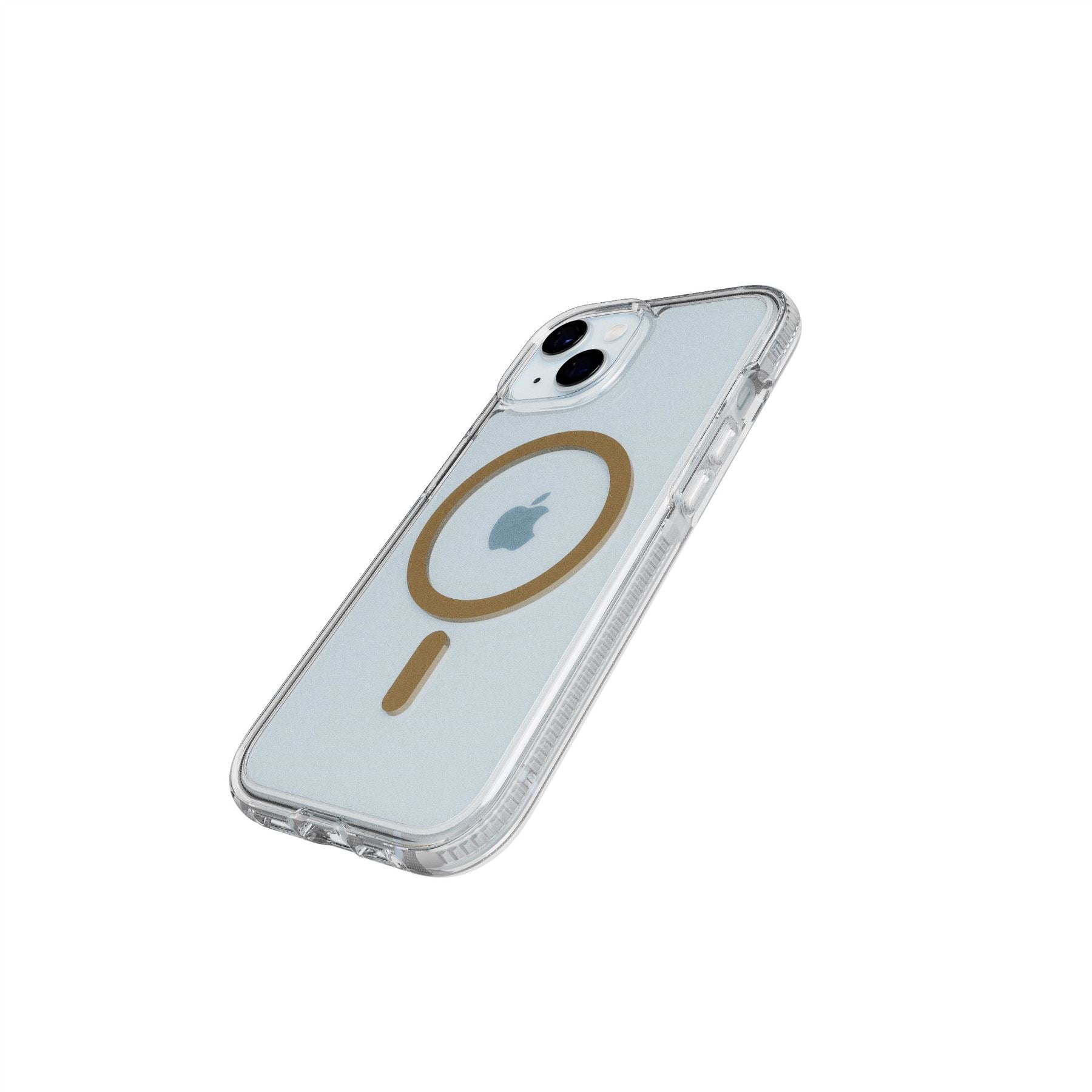tech21-flexquartz-iphone-15-14-13-h-lle-clear-gold-magsafe image 3