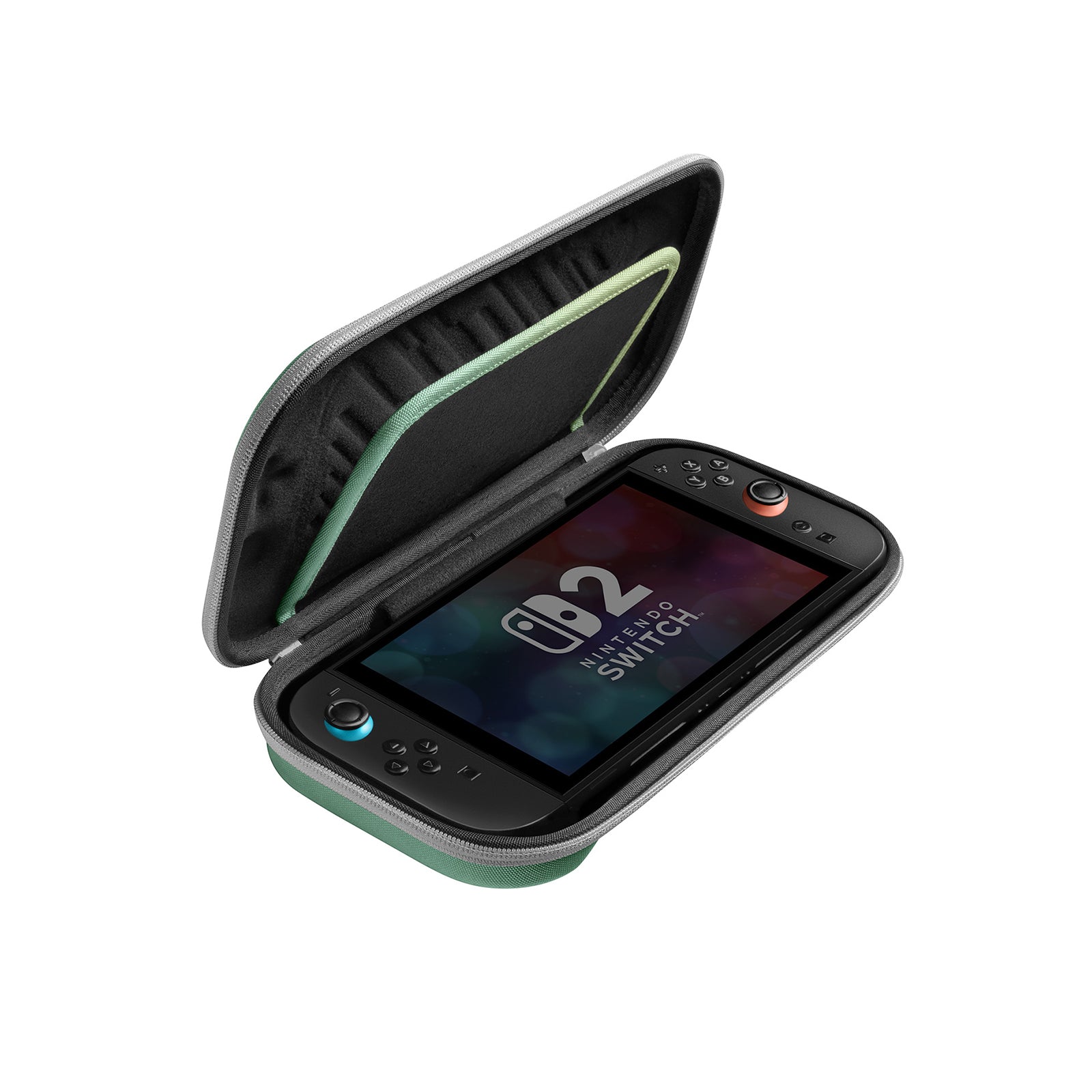 tomtoc-fancycase-g05-switch-2-case-matcha-green-12-spiele image 2