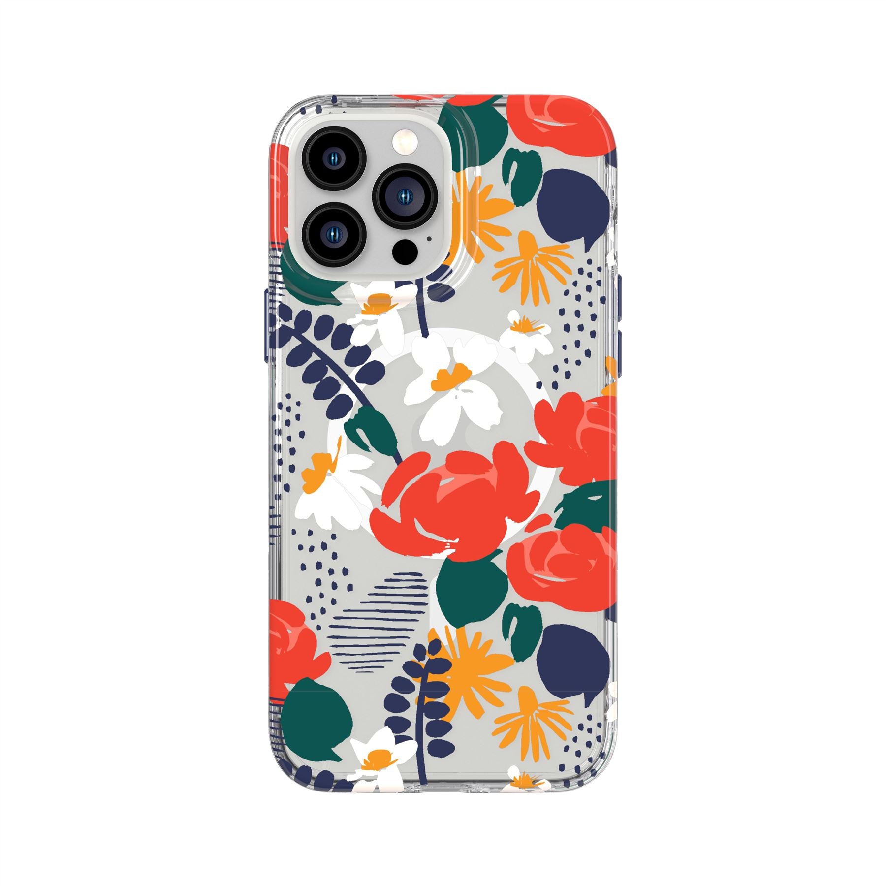 tech21-evoart-apple-iphone-13-pro-max-h-lle-red-rose image 1