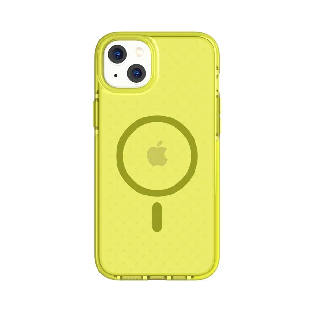 tech21-evocheck-iphone-14-plus-h-lle-magsafe-acid-yellow image 1