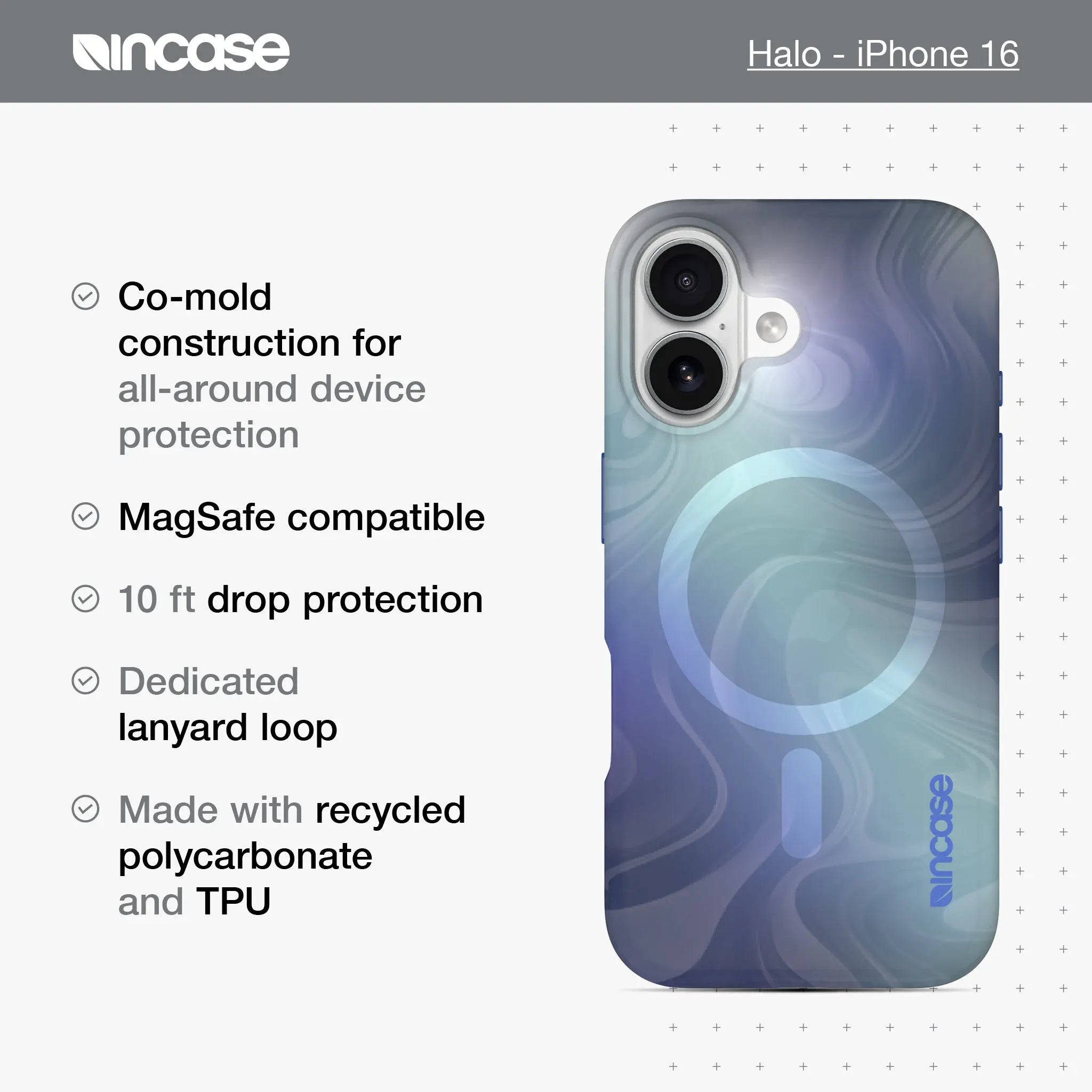 incase-halo-case-magsafe-iphone-16-h-lle-oil-slick-lilac-fallschutz image 3