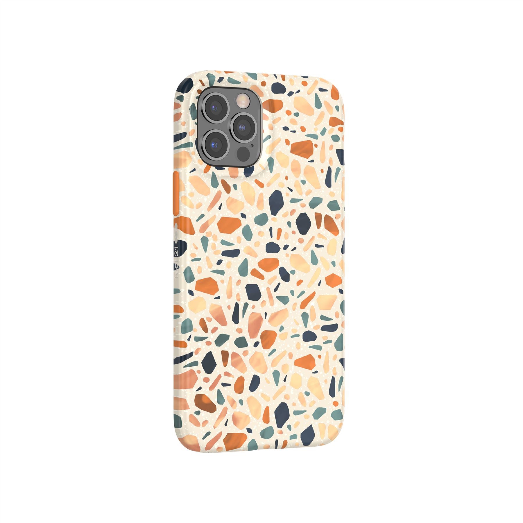 tech21-eco-art-iphone-12-12-pro-h-lle-terrazzo-orange-10ft image 5