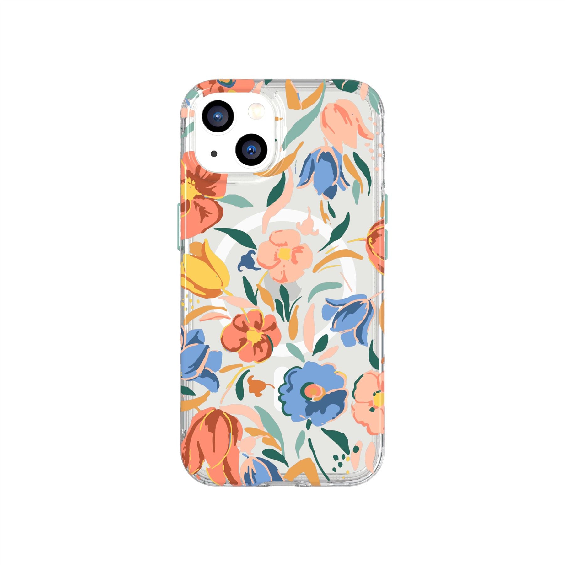 tech21-evoart-iphone-13-h-lle-peach-tulip-magsafe image 1