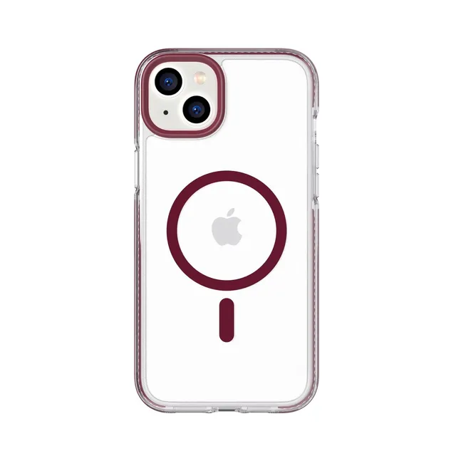 tech21-evocrystal-iphone-14-plus-h-lle-burgundy-16ft image 1
