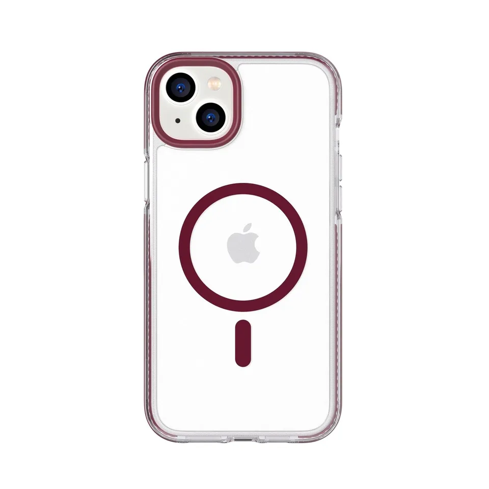 tech21-evocrystal-iphone-14-plus-h-lle-burgundy-16ft image 1