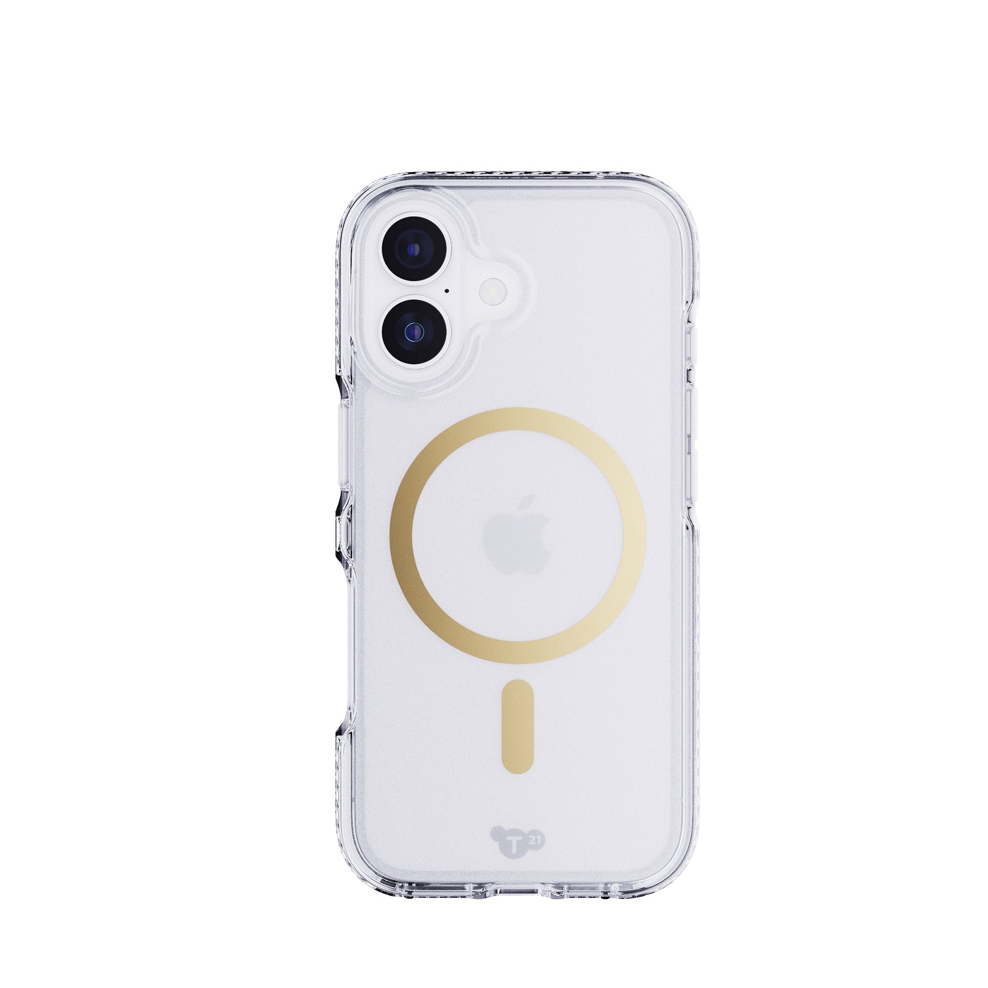 tech21-evocrystal-iphone-17-handyh-lle-metallic-gold-magsafe-klar image 1