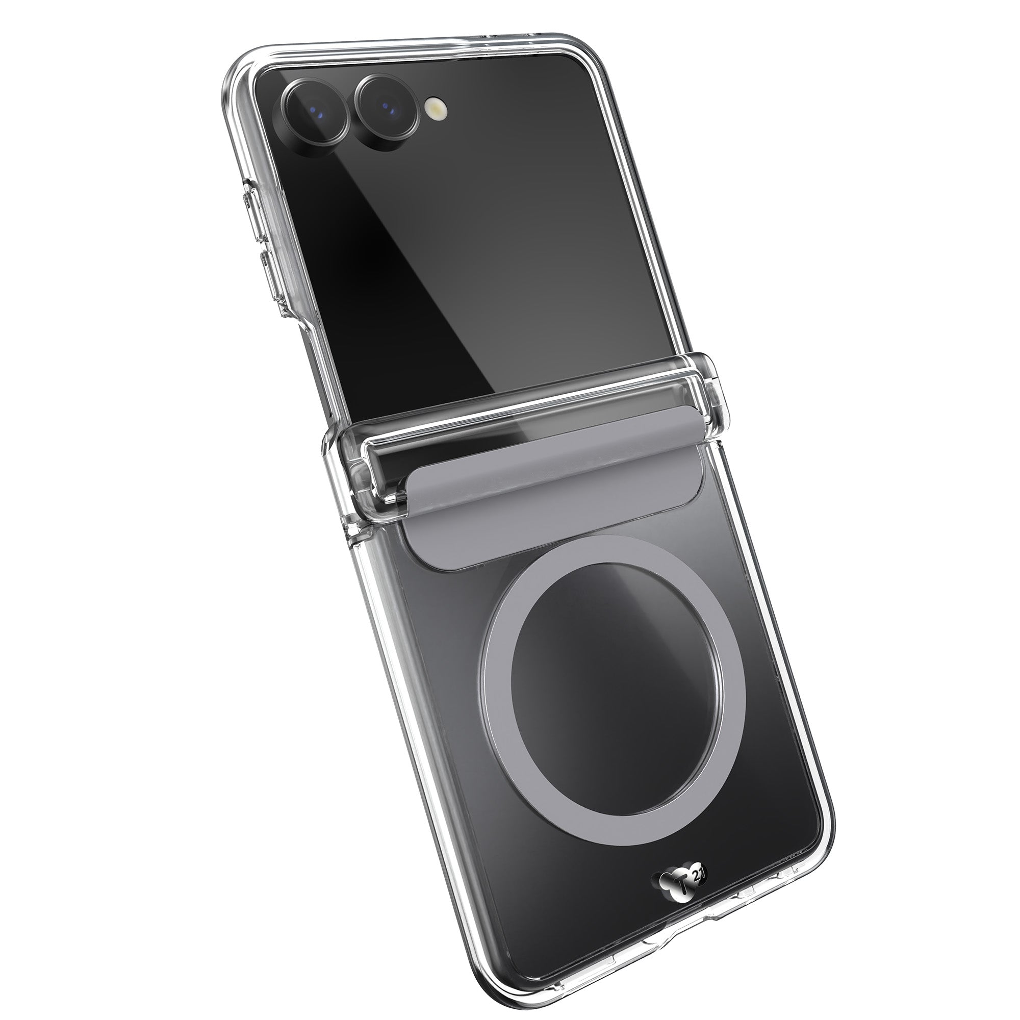 tech21-evoclear-magnet-galaxy-z-flip8-h-lle-clear-transparent image 3