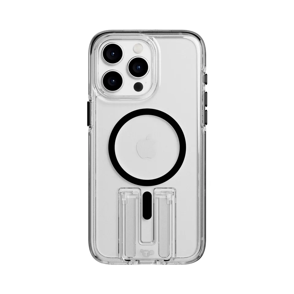 tech21-evocrystal-kick-iphone-15-pro-max-h-lle-clear-black image 1