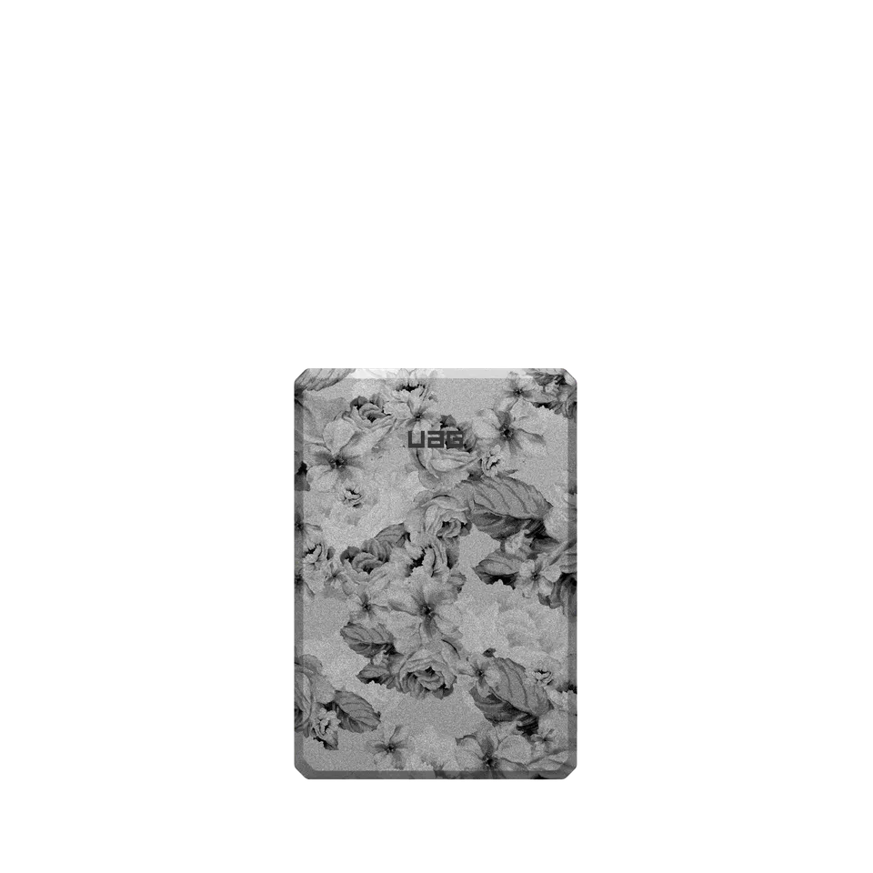 uag-srge-slim-5k-powerbank-floral-grey-magnetisch image 1