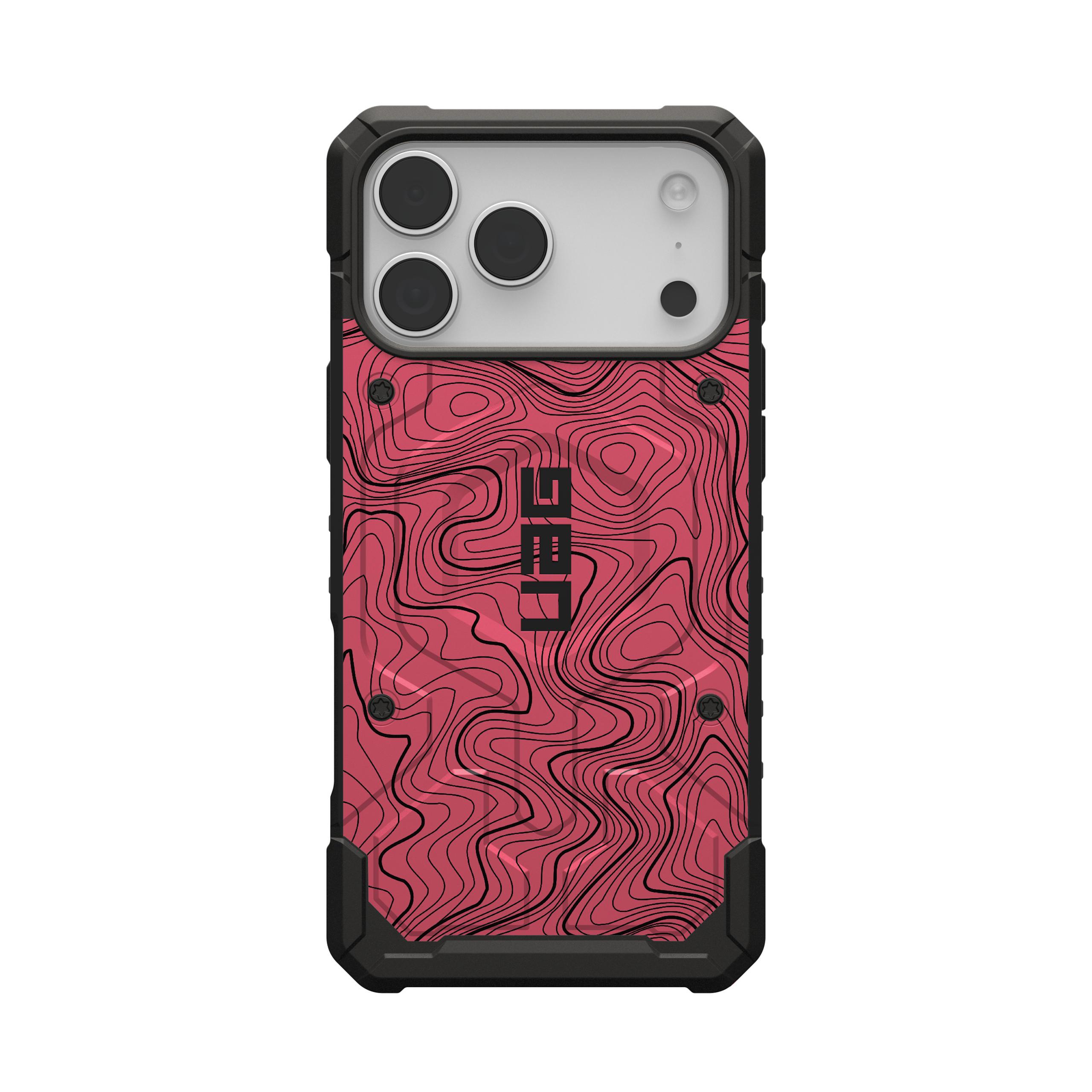 uag-pathfinder-iphone-17-pro-max-h-lle-pink-topography-magsafe image 1