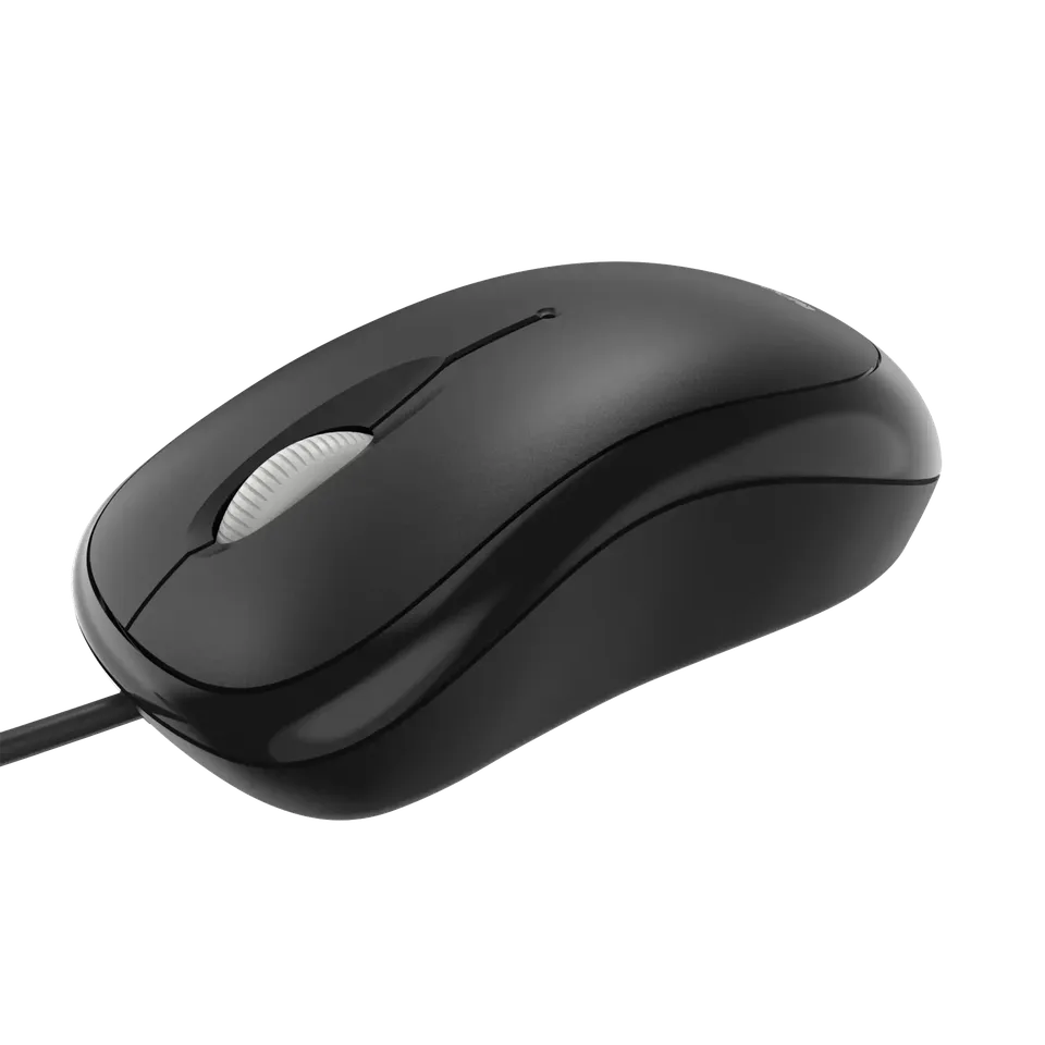 incase-designed-by-microsoft-basic-optical-mouse-maus-schwarz-translucent image 1
