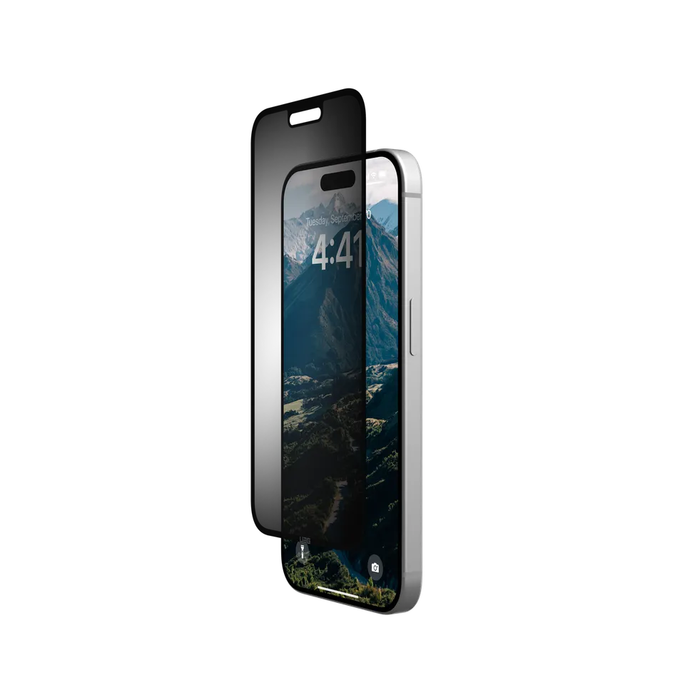 uag-standard-issue-iphone-15-pro-blickschutzfolie-abnehmbar image 1