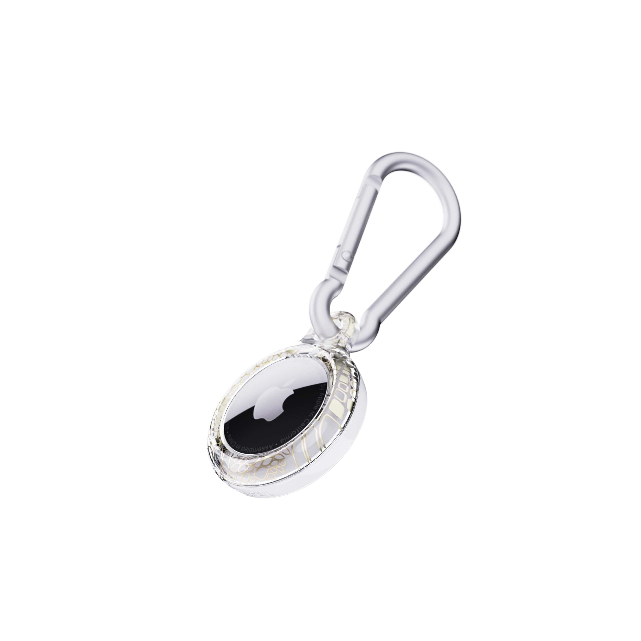 tech21-evoart-airtag-h-lle-lunar-snake-gold-karabiner image 3