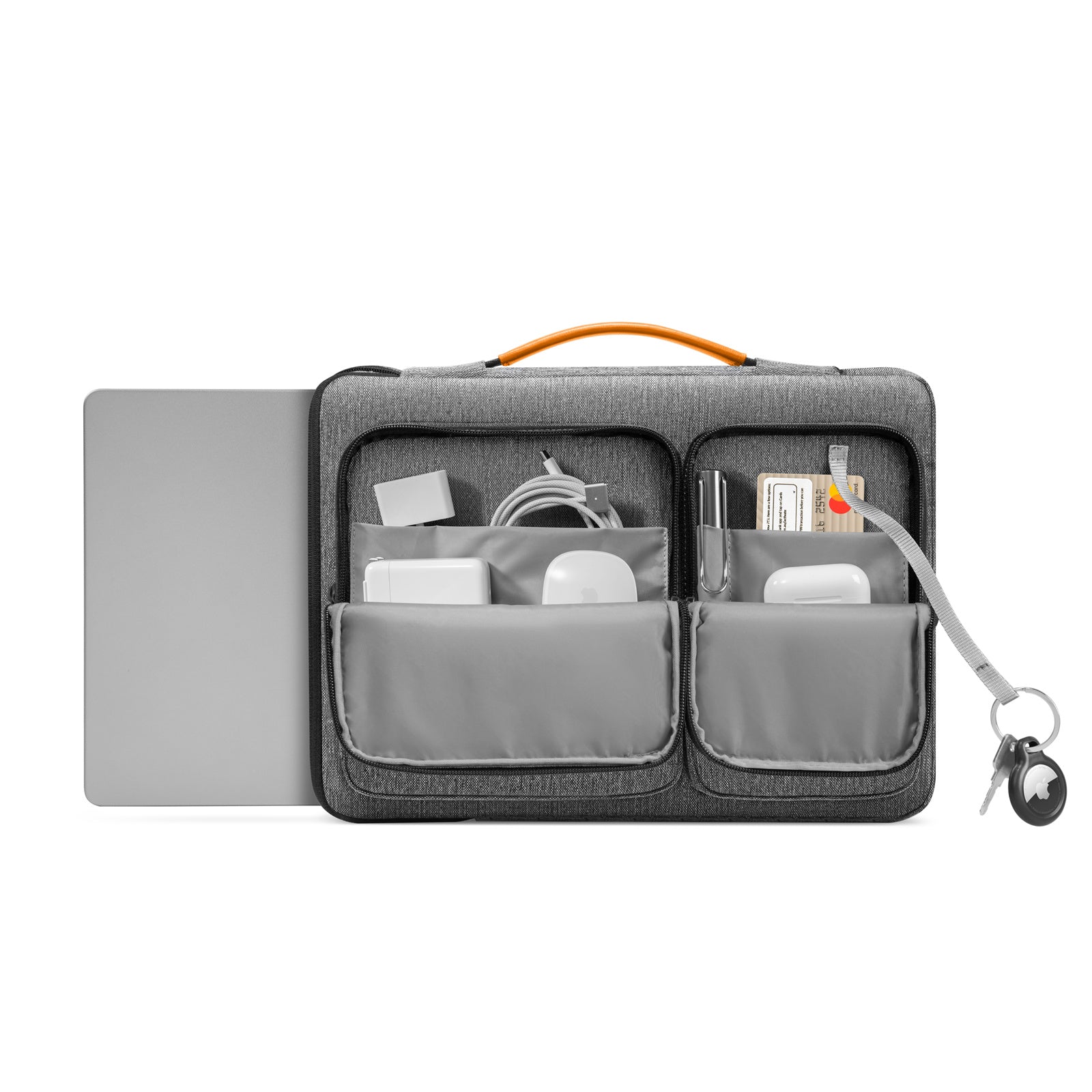 tomtoc-defender-a17-laptoptasche-13-zoll-dunkelgrau image 2