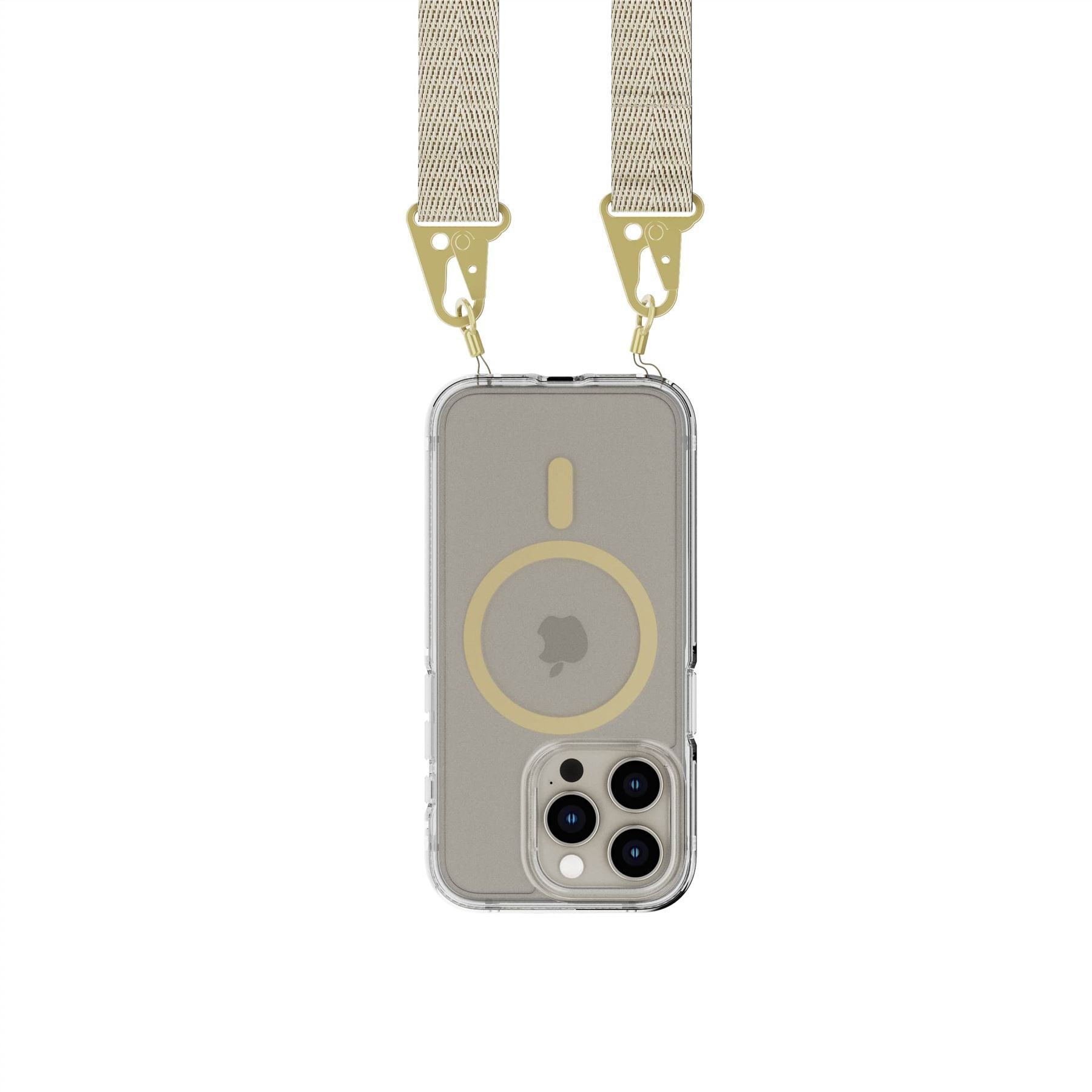 tech21-flexquartz-iphone-15-pro-handyh-lle-gold-band-magsafe image 2
