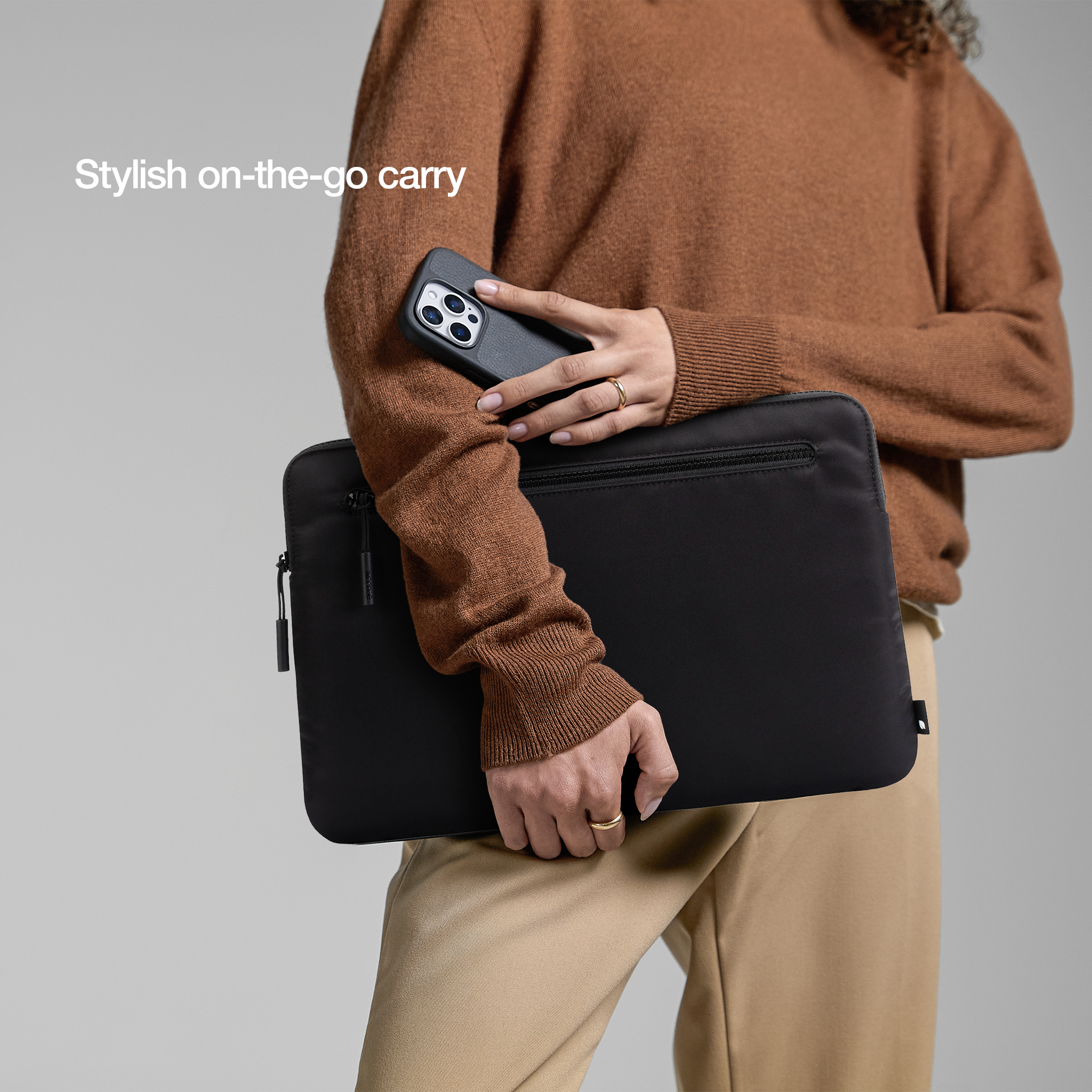 incase-compact-sleeve-14-zoll-laptop-h-lle-schwarz-nylon image 7