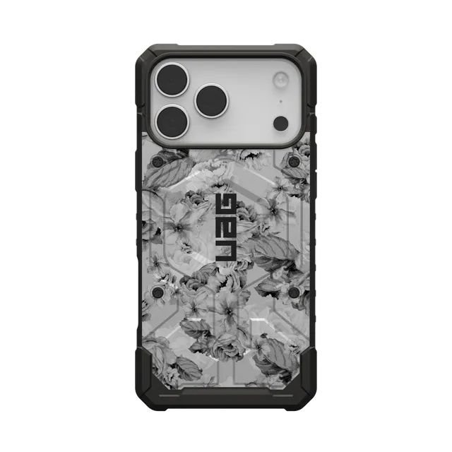 uag-pathfinder-iphone-17-pro-max-h-lle-magsafe-floral-grey-2 image 1