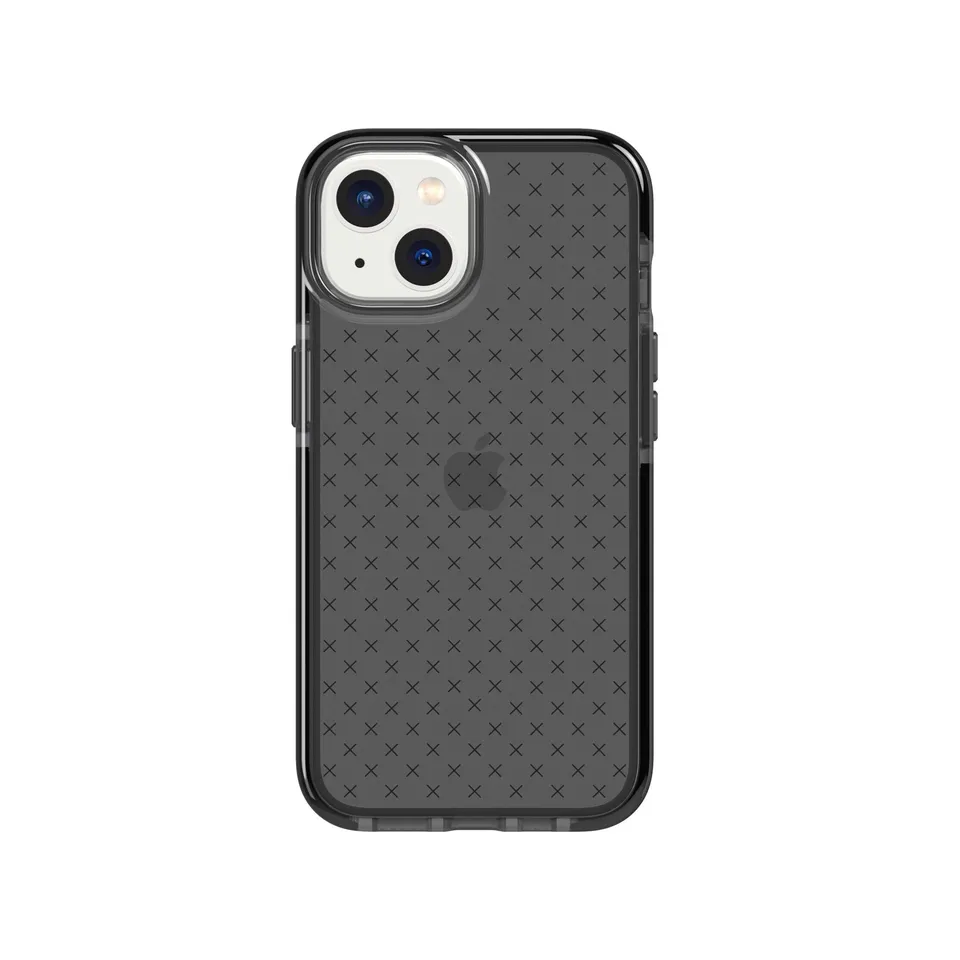 tech21-evocheck-iphone-14-13-h-lle-smokey-black-16ft-fallschutz image 1