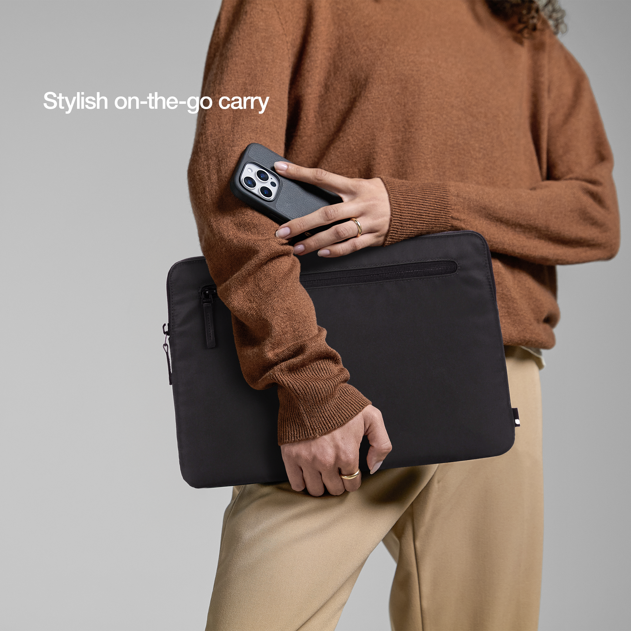 incase-compact-sleeve-laptoptasche-13-zoll-lemon-custard-nylon image 5