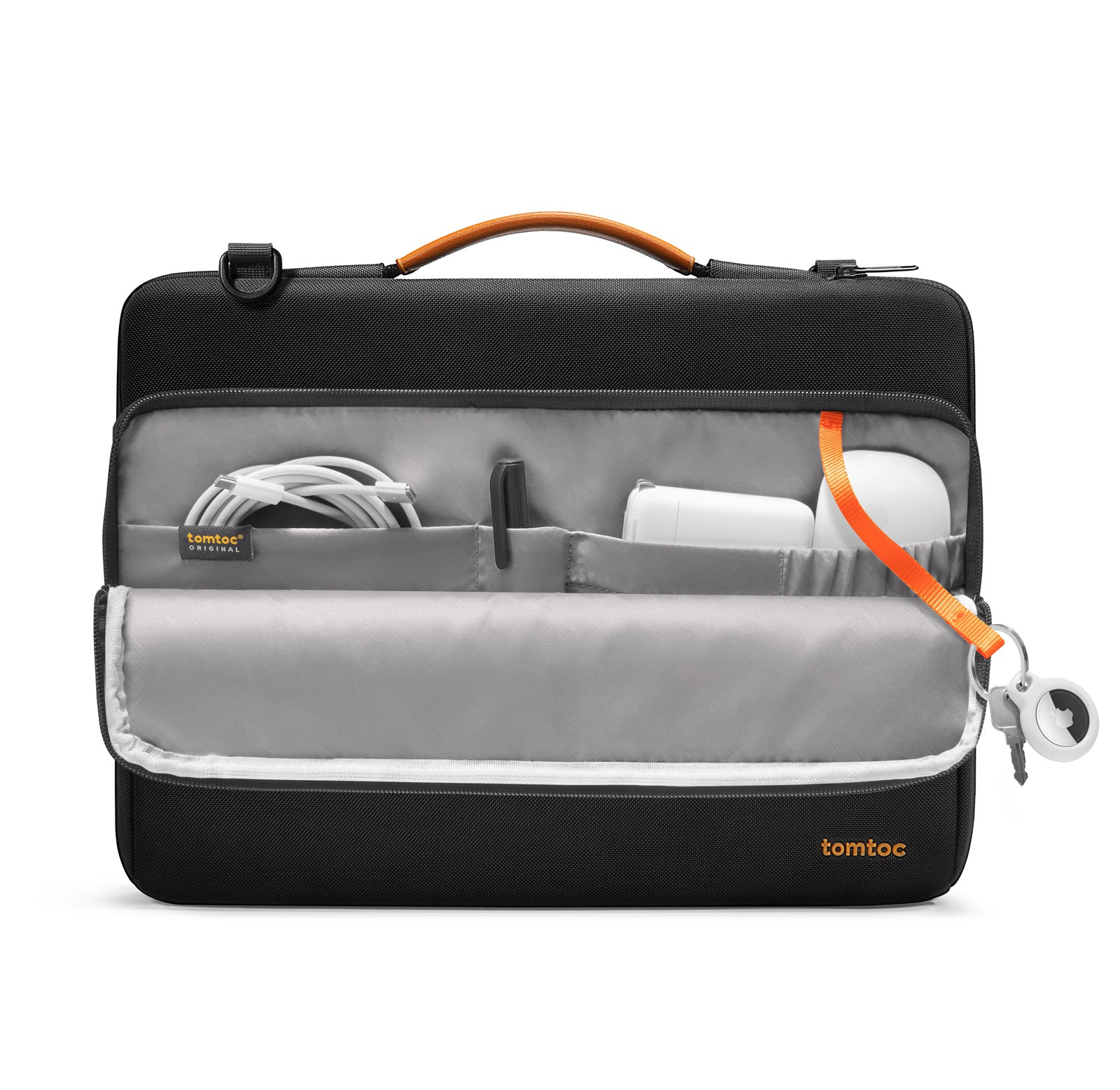 tomtoc-defender-a40-laptop-tasche-14-zoll-macbook-pro-schwarz image 2