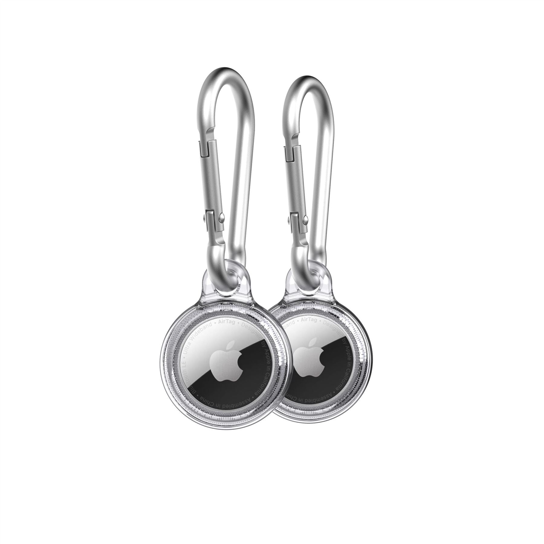 tech21-evoclear-airtag-h-lle-clear-2er-mit-karabiner image 1