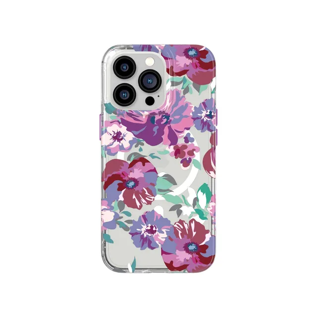 tech21-evoart-iphone-13-pro-h-lle-magsafe-purple-anemone image 1