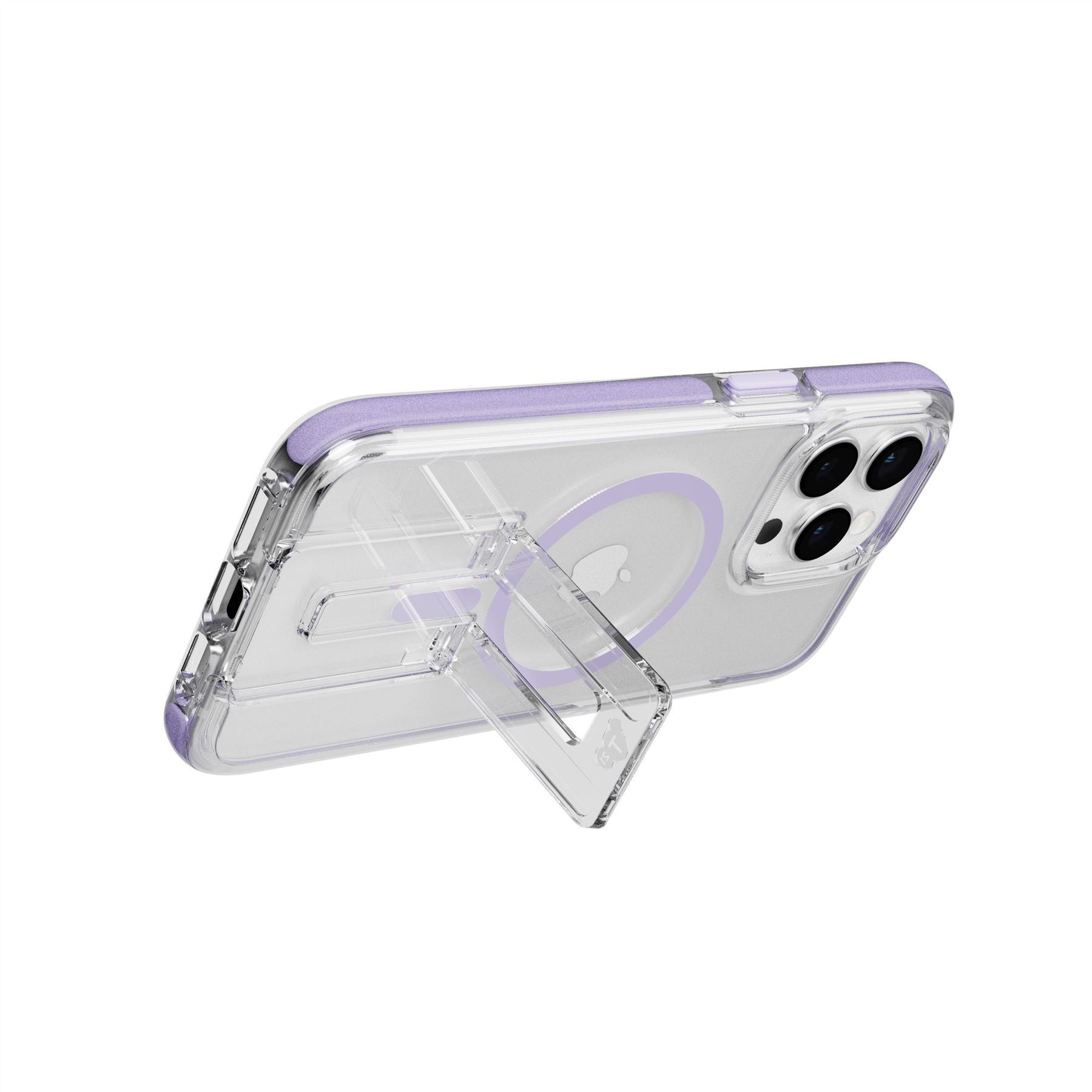 tech21-evocrystal-kick-iphone-15-pro-max-h-lle-lila-magsafe image 7