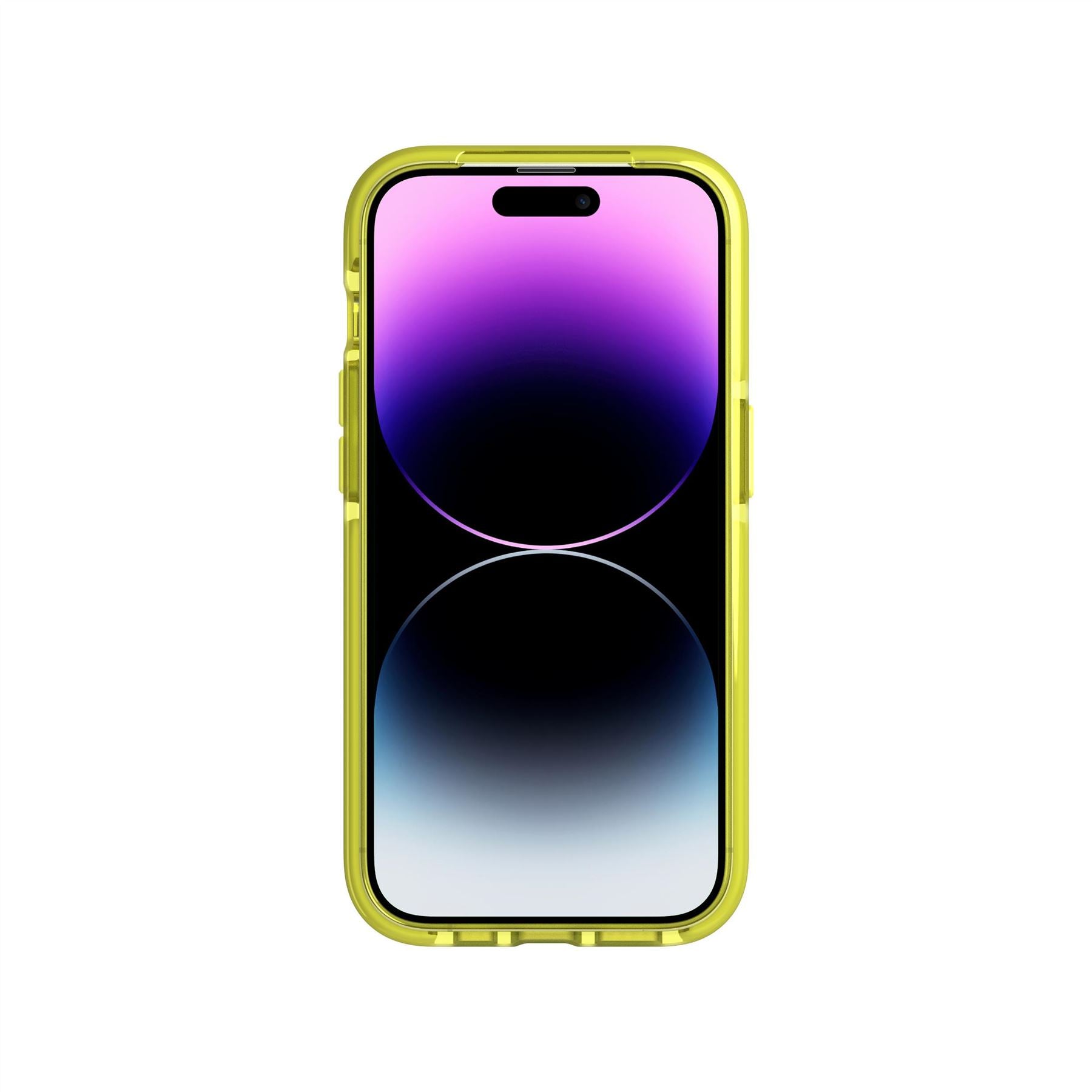 tech21-evocheck-iphone-14-pro-h-lle-acid-yellow-fallschutz image 2