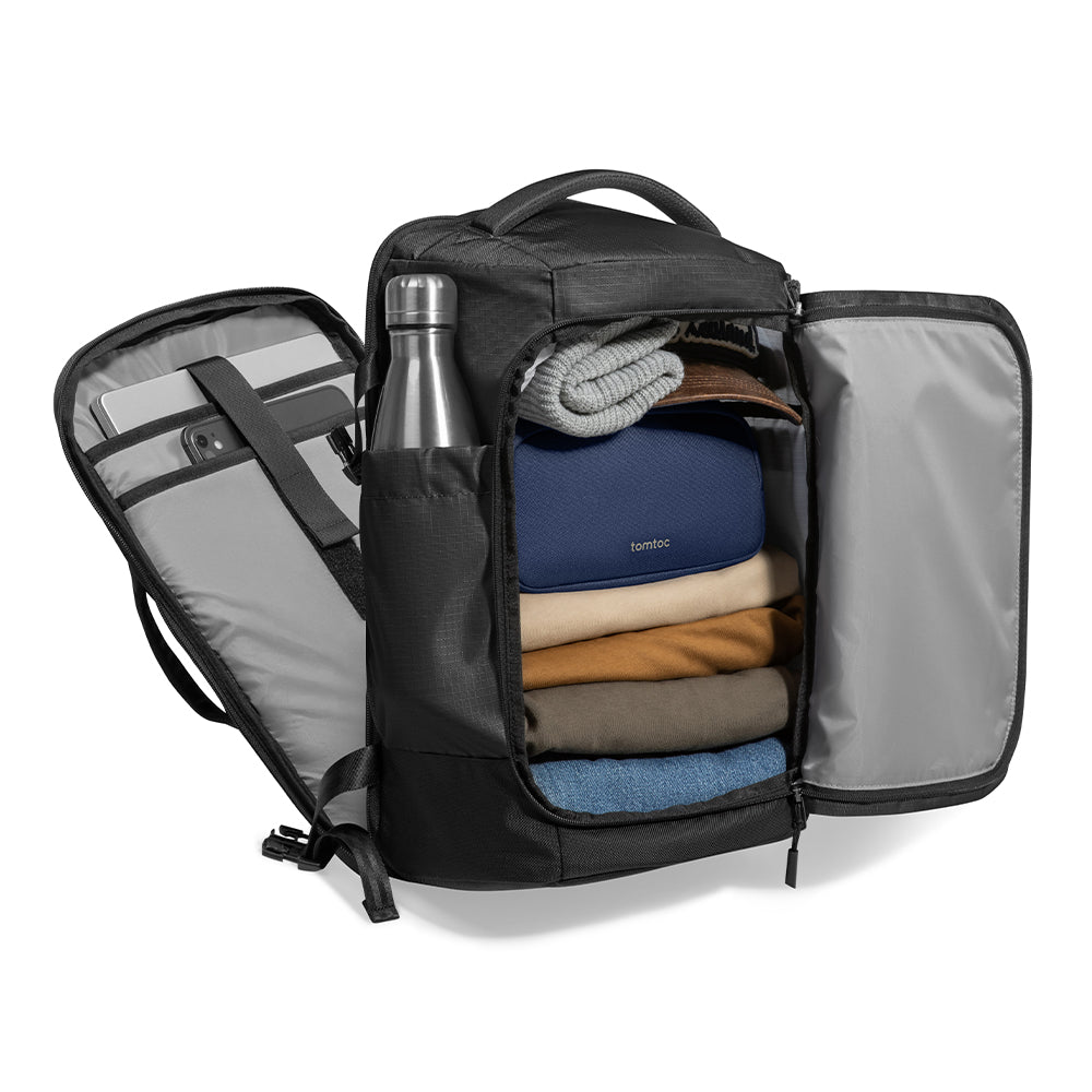 tomtoc-travel-light-set-rucksack-28l-mit-crossbody-bag image 3