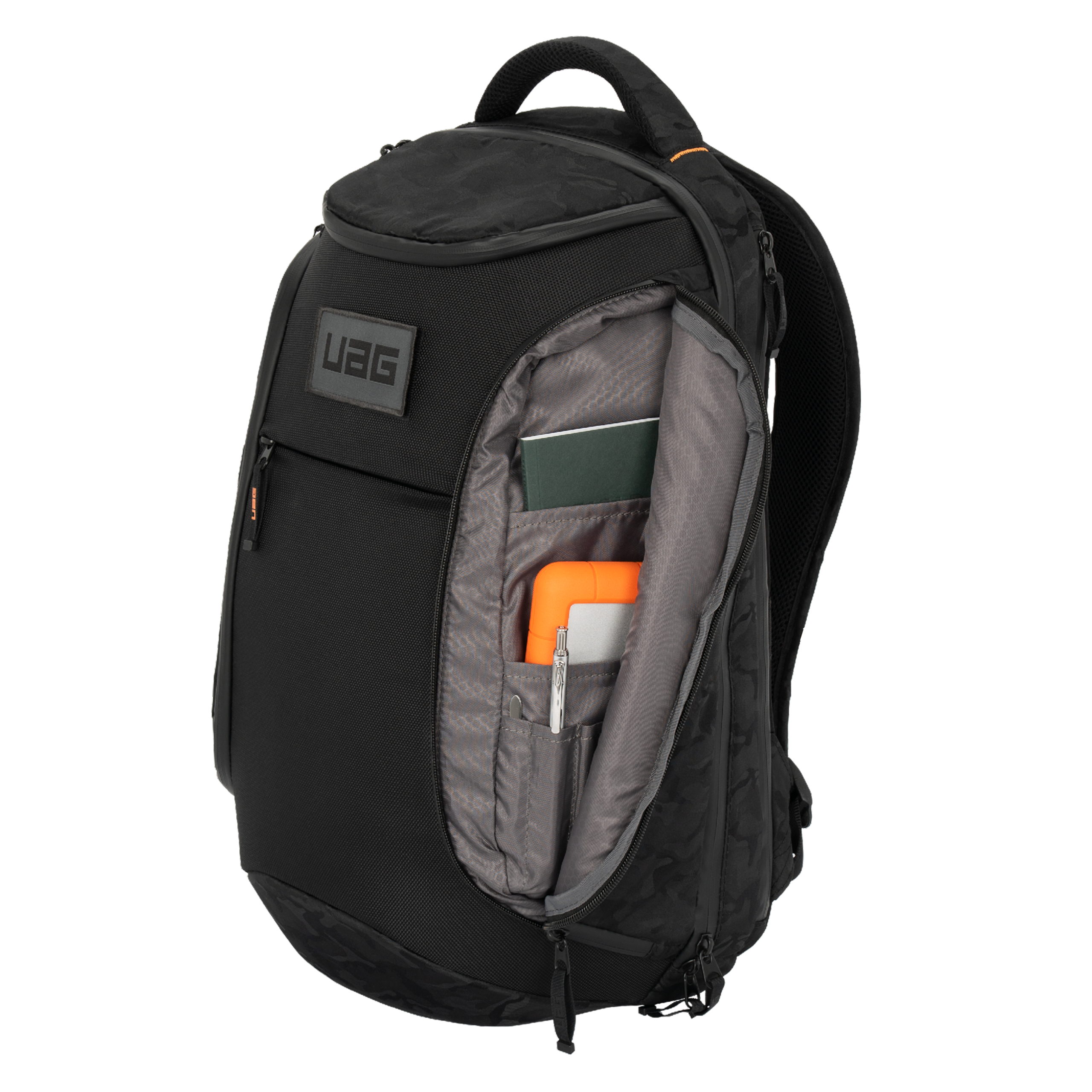 uag-standard-issue-rucksack-24-liter-schwarz-laptopfach-wetterfest image 3