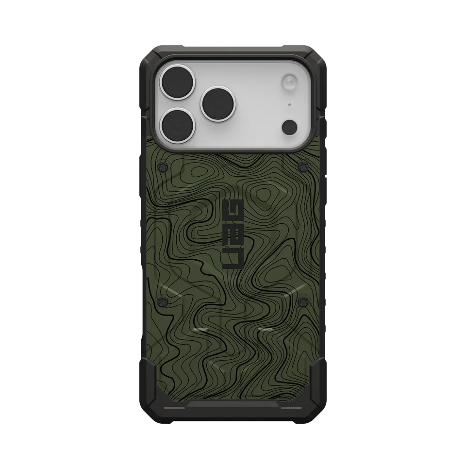 uag-pathfinder-iphone-17-pro-max-h-lle-od-green-topo-magsafe image 1