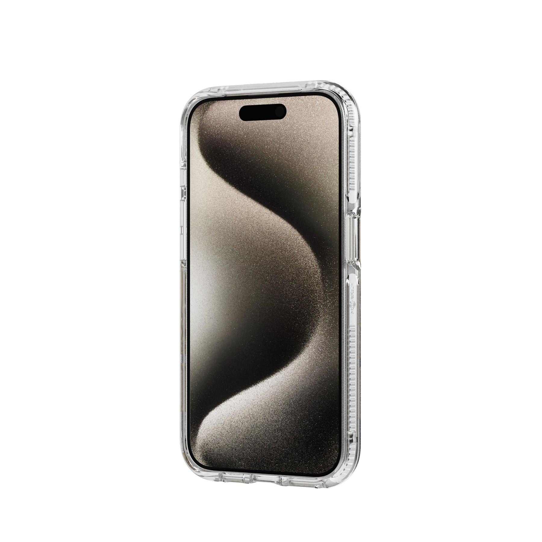 tech21-flexquartz-iphone-15-pro-handyh-lle-gold-klar-magsafe image 6