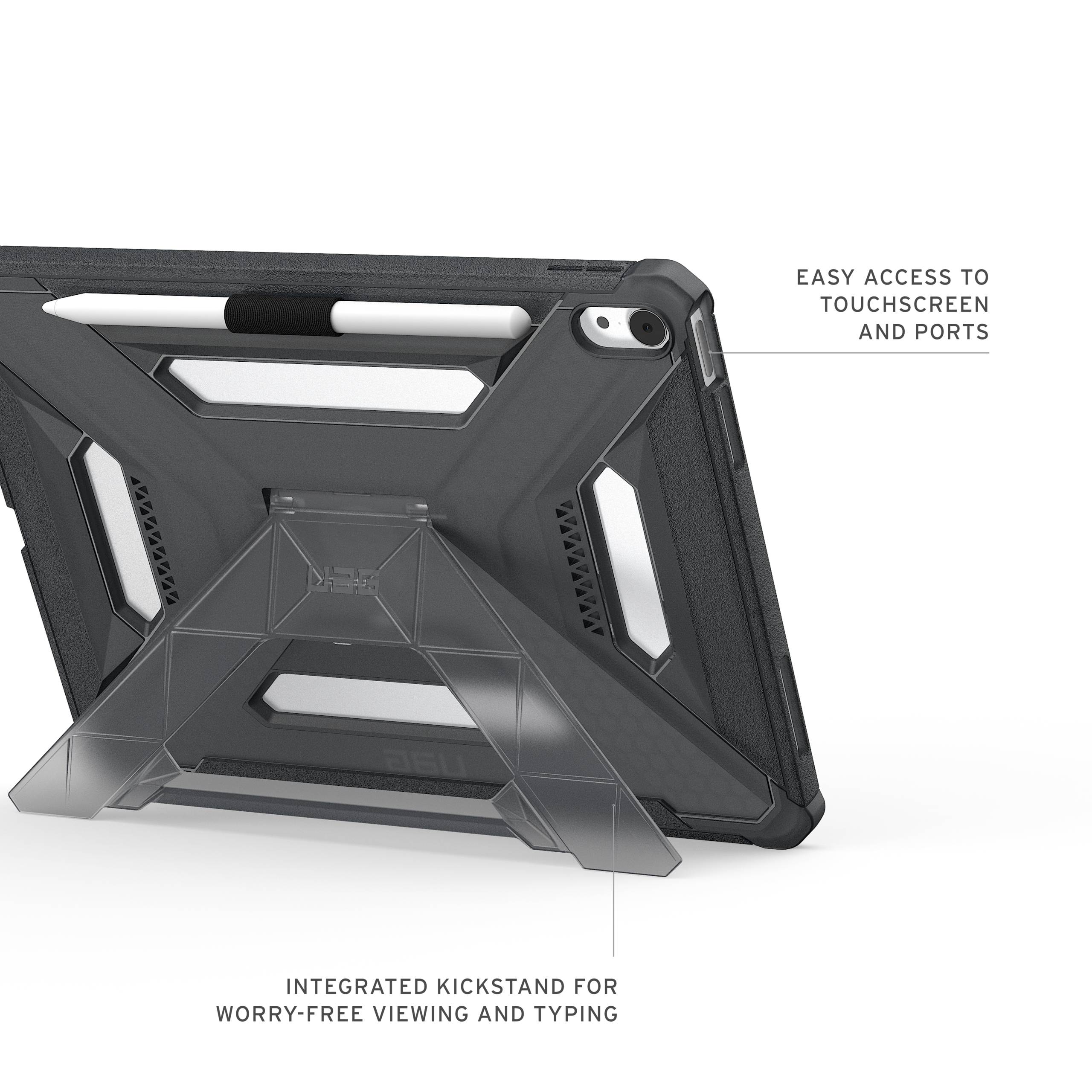 uag-scout-plus-ipad-air-11-h-lle-mit-st-nder-schwarz image 6