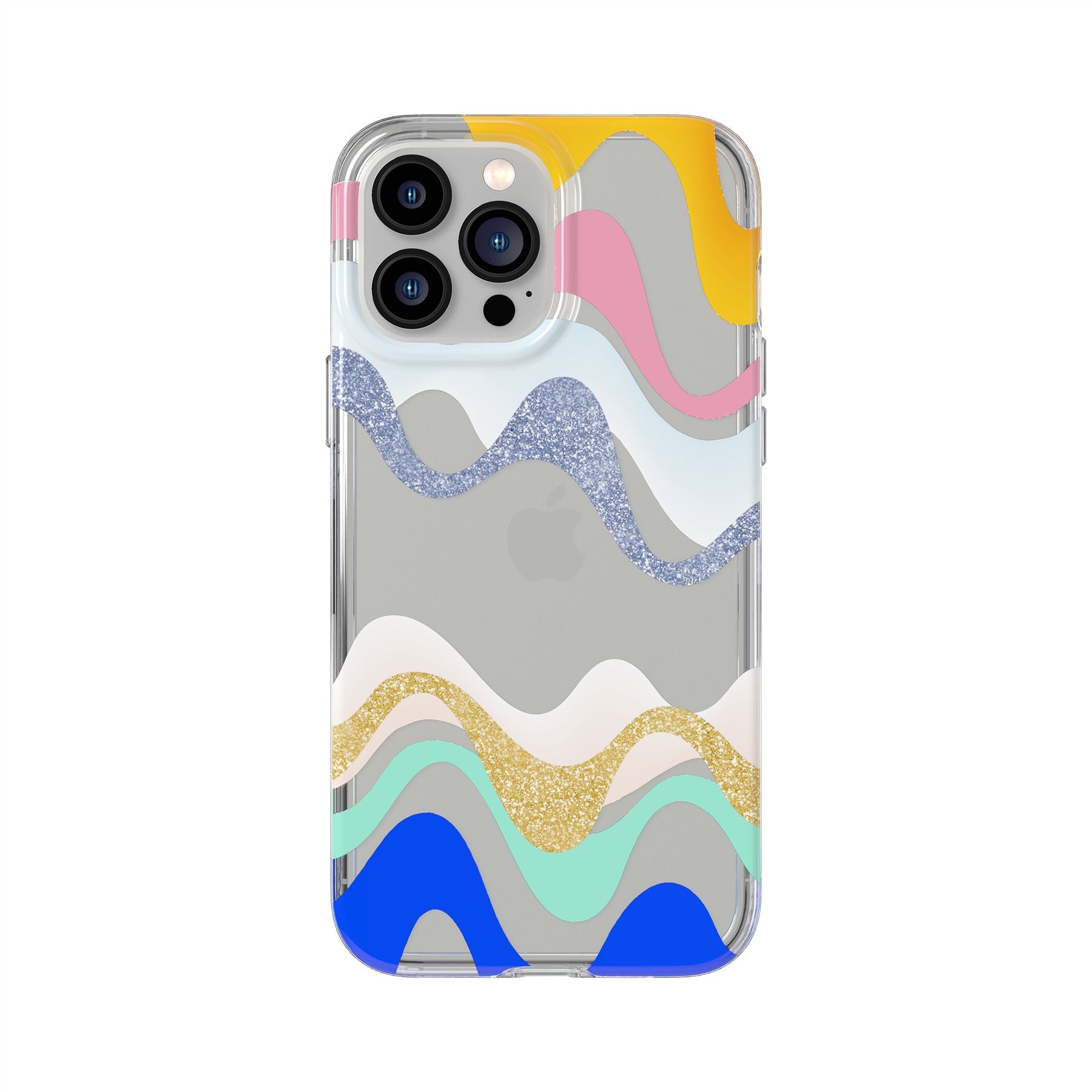 tech21-evoart-iphone-13-pro-max-h-lle-wiggle-muster-12ft image 1