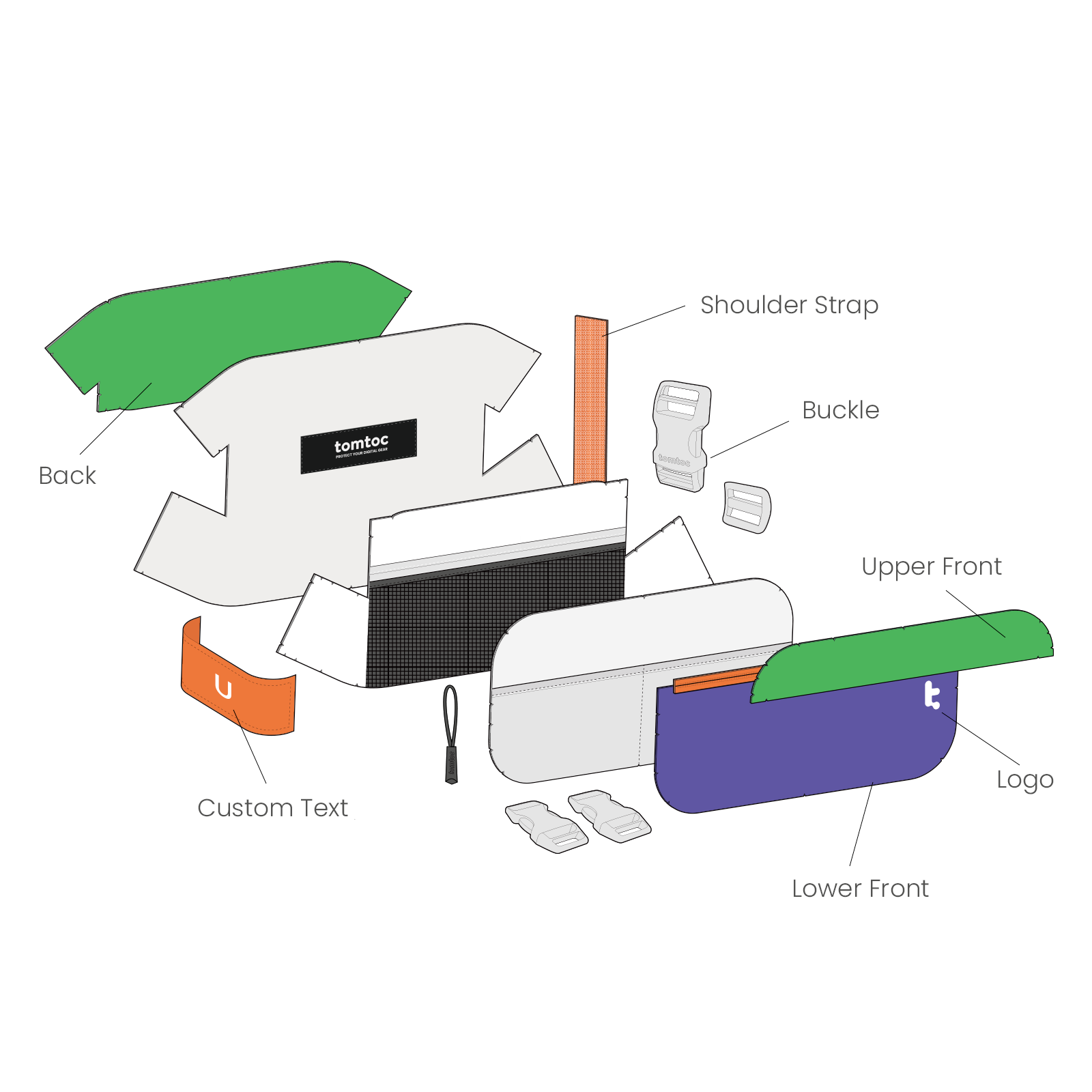 tomtoc-u-custom-sling-bag-umh-ngetasche-4-5l-custom image 4