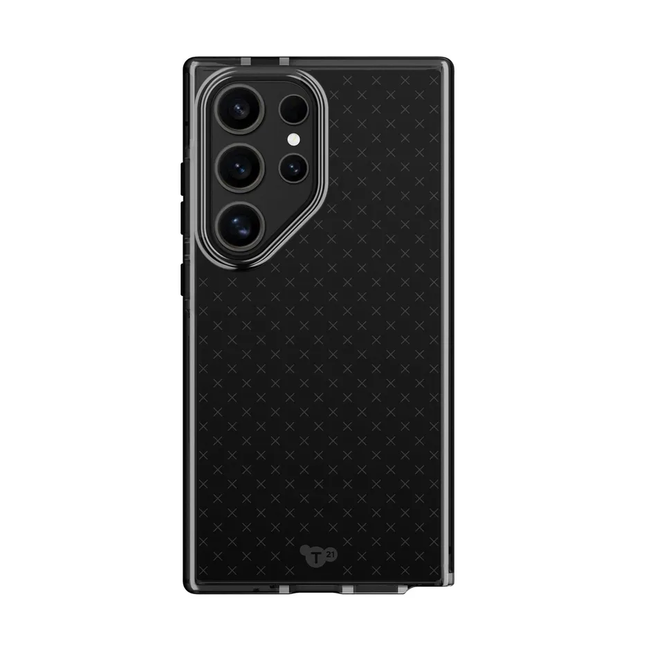 tech21-evo-check-galaxy-s24-ultra-h-lle-smokey-black-16ft image 1