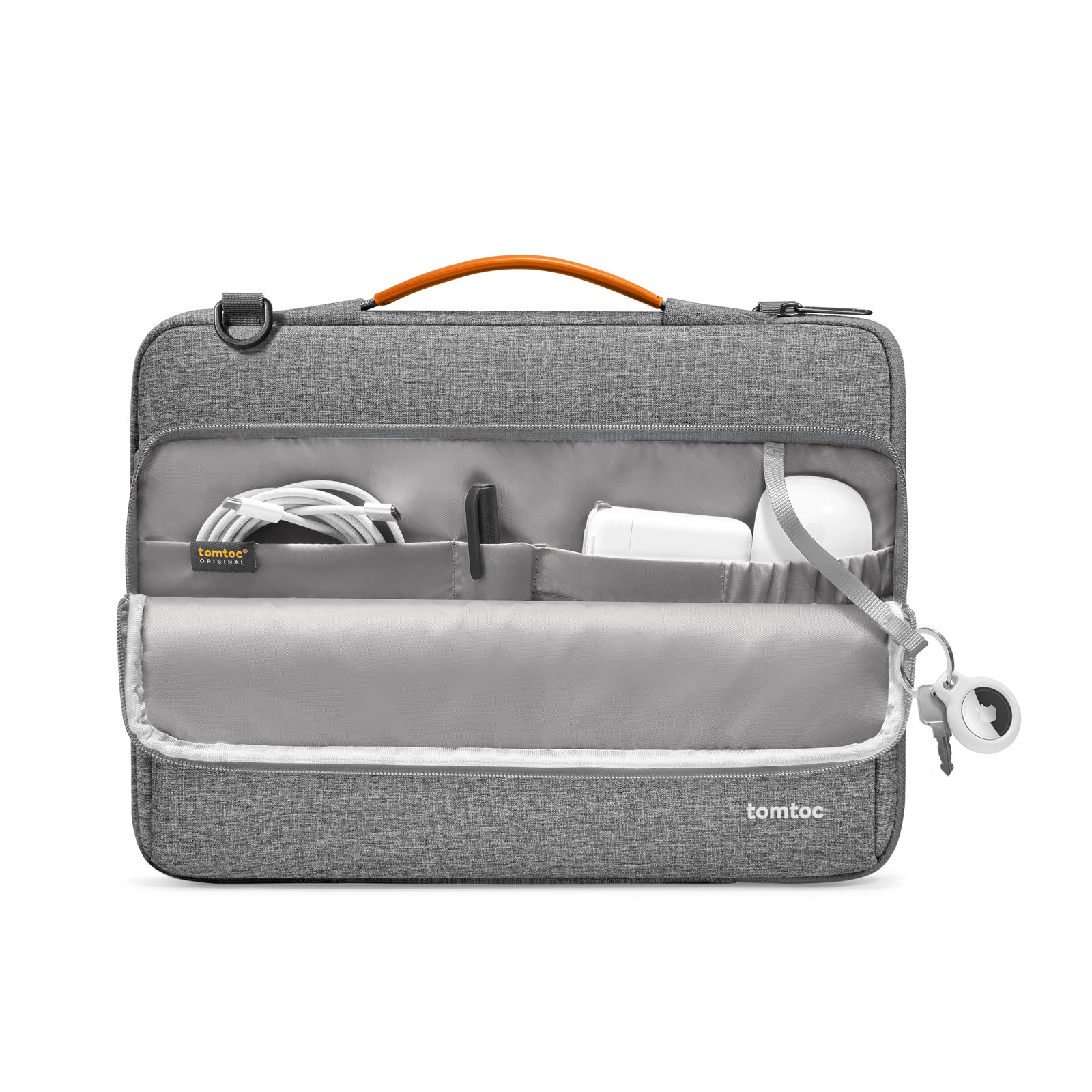 tomtoc-defender-a40-laptop-schultertasche-13-zoll-dunkelgrau image 2