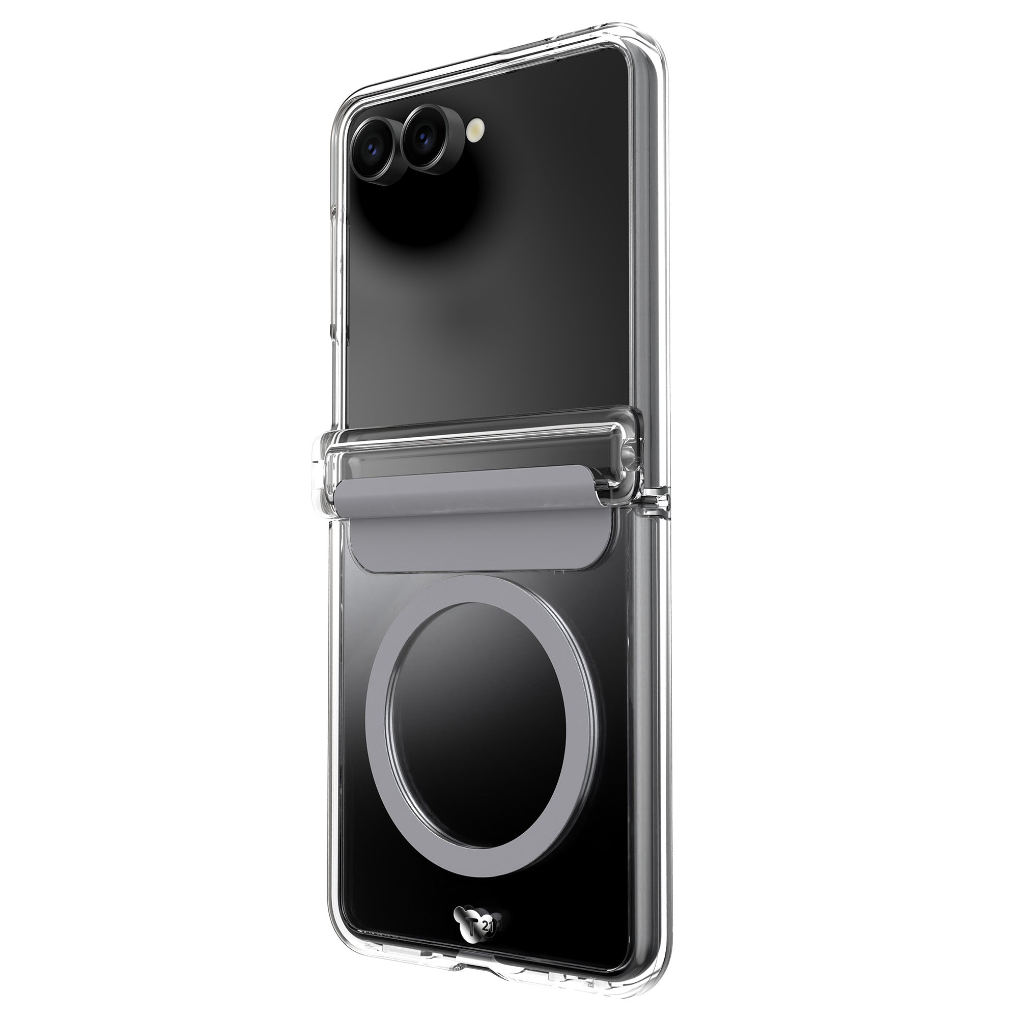 tech21-evoclear-magnet-galaxy-z-flip8-h-lle-clear-transparent image 5