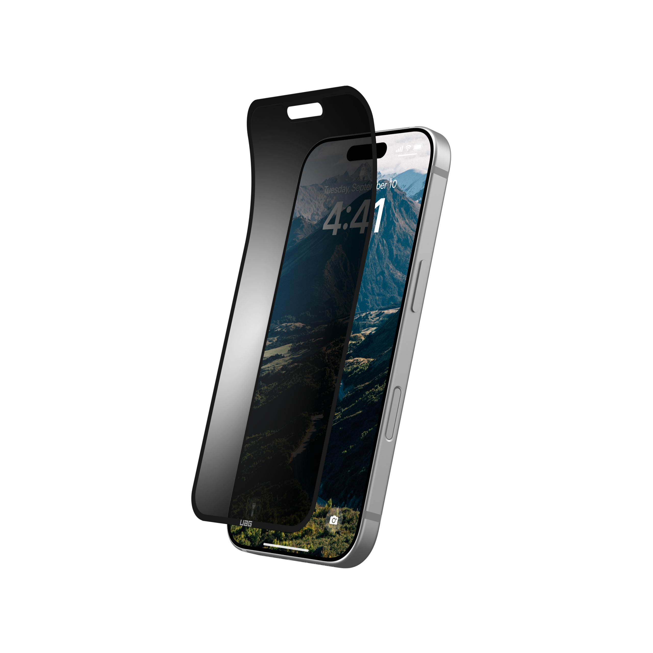 uag-standard-issue-blickschutzfolie-iphone-16-pro-2-wege image 2