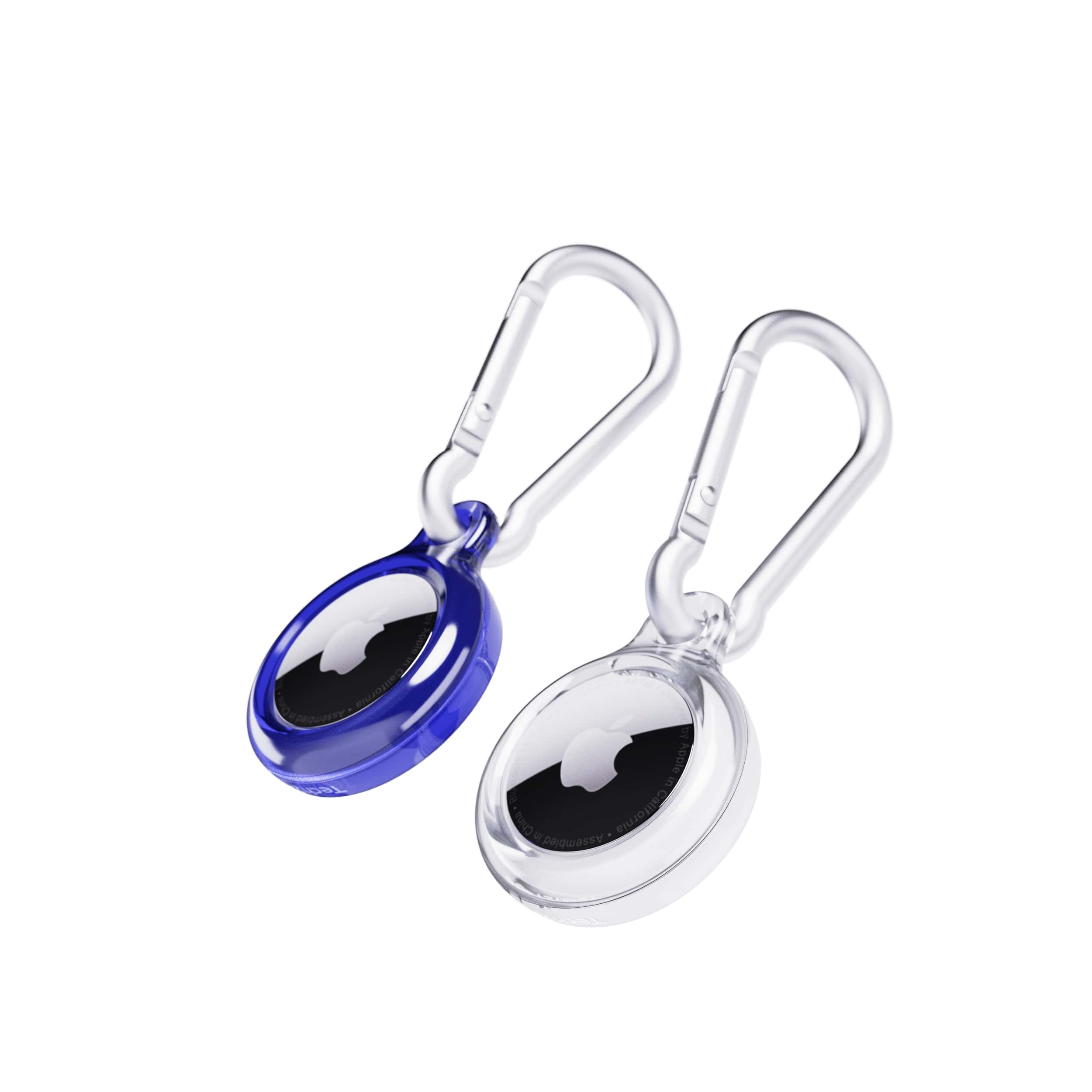 tech21-evopop-apple-airtag-h-lle-2er-electric-blue-clear-anh-nger image 3