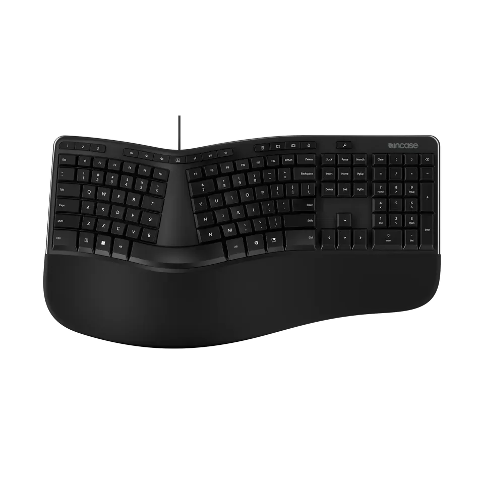 incase-designed-by-microsoft-ergonomische-tastatur-schwarz-usb image 1