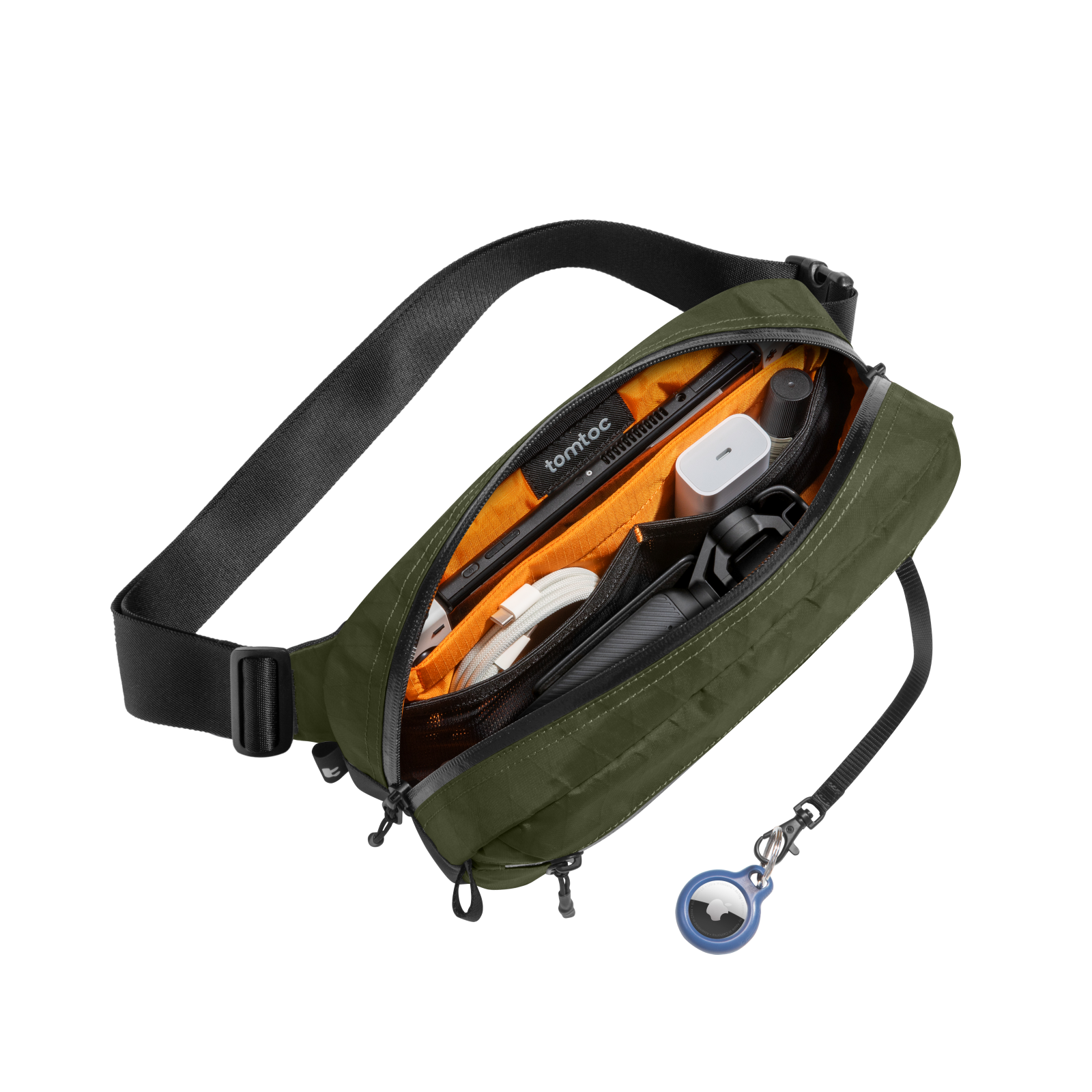 tomtoc-aviator-t35-chest-bag-3-5l-sling-tasche-schwarz-rfid image 2