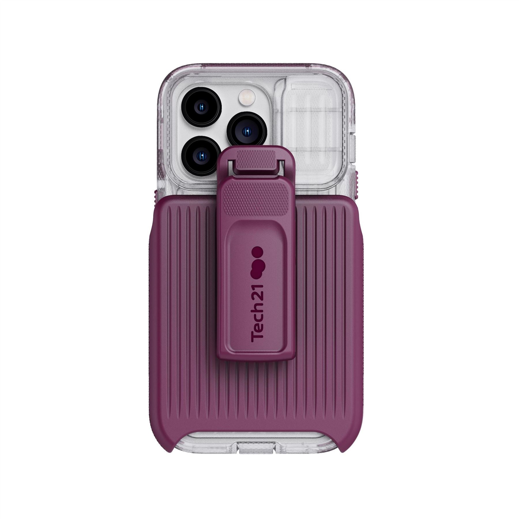 tech21-evomax-iphone-14-pro-h-lle-frosted-purple-magsafe-robust image 1