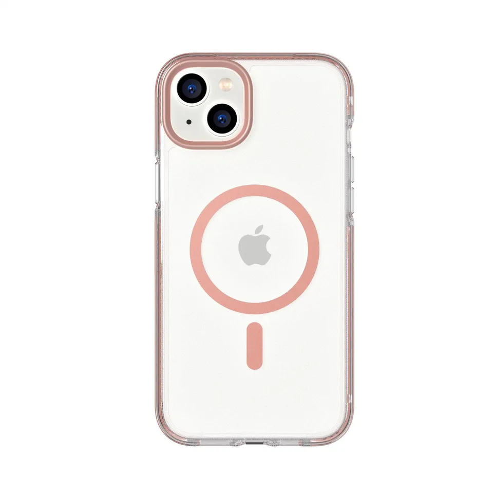 tech21-evocrystal-iphone-14-plus-handyh-lle-rose-gold-magsafe image 1