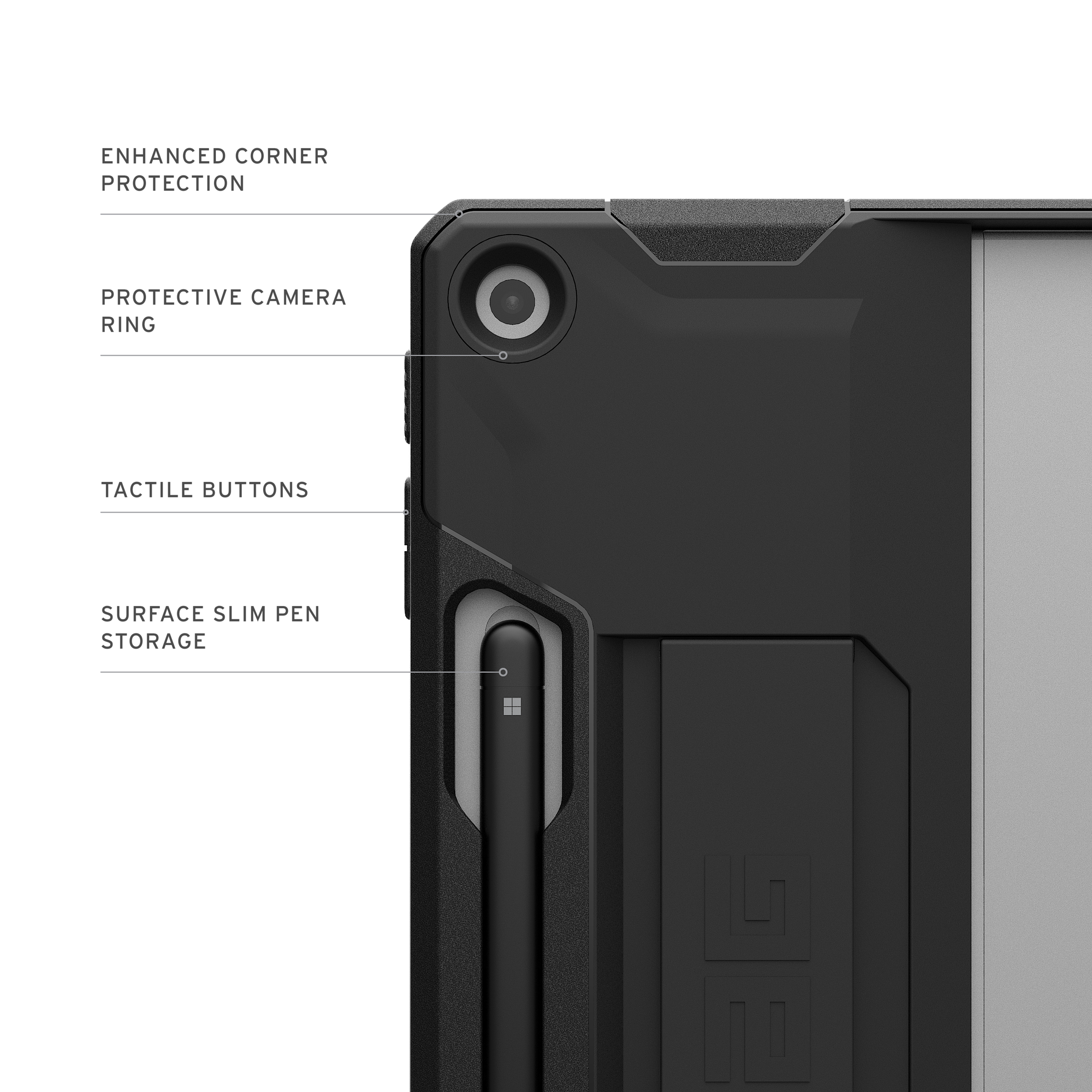 uag-scout-surface-pro-12-case-mit-handstrap-schwarz image 8