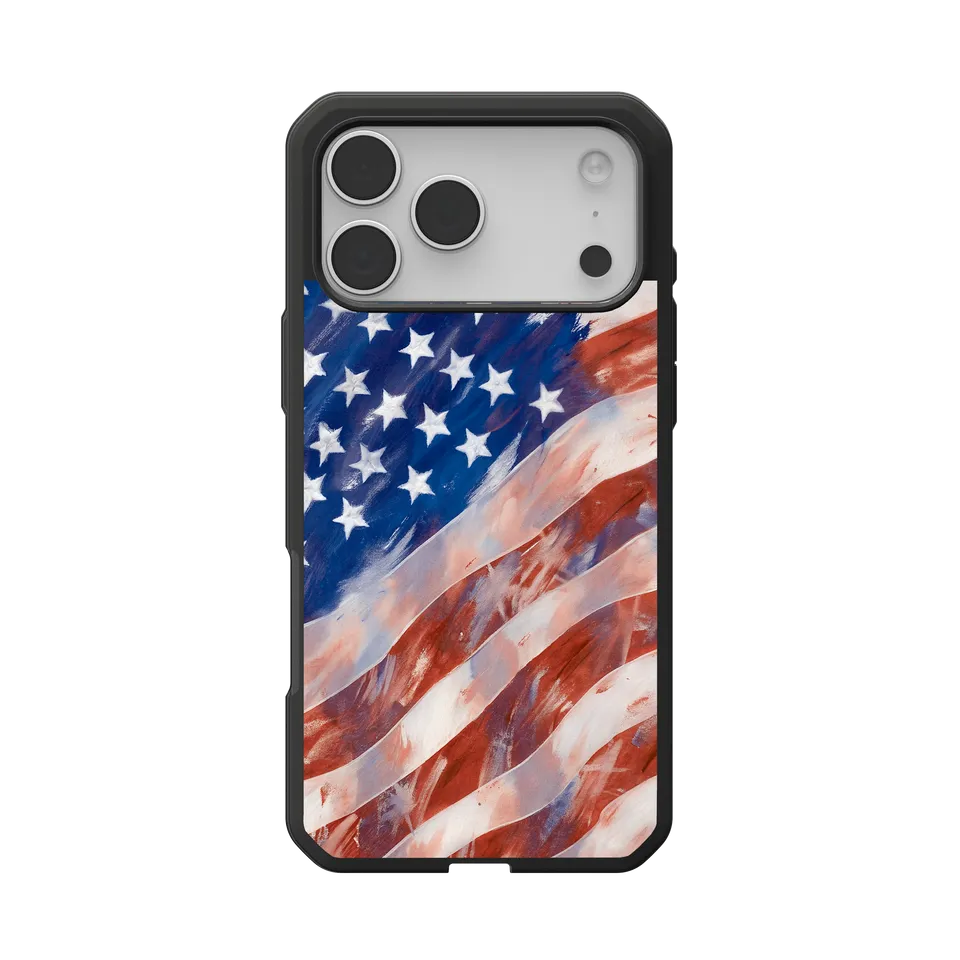 uag-civilian-lt-magsafe-iphone-17-pro-max-h-lle-american-flag image 1