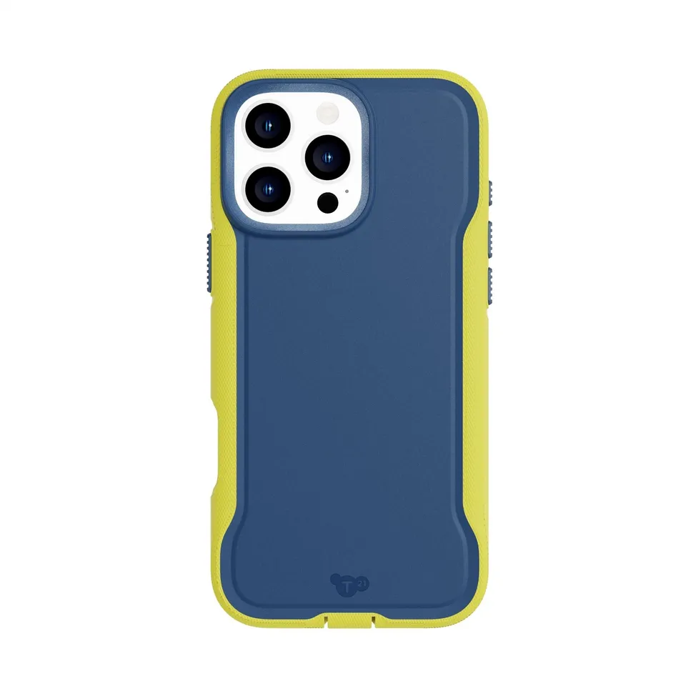 tech21-evopro-iphone-16-pro-max-h-lle-navy-yellow-magsafe image 1
