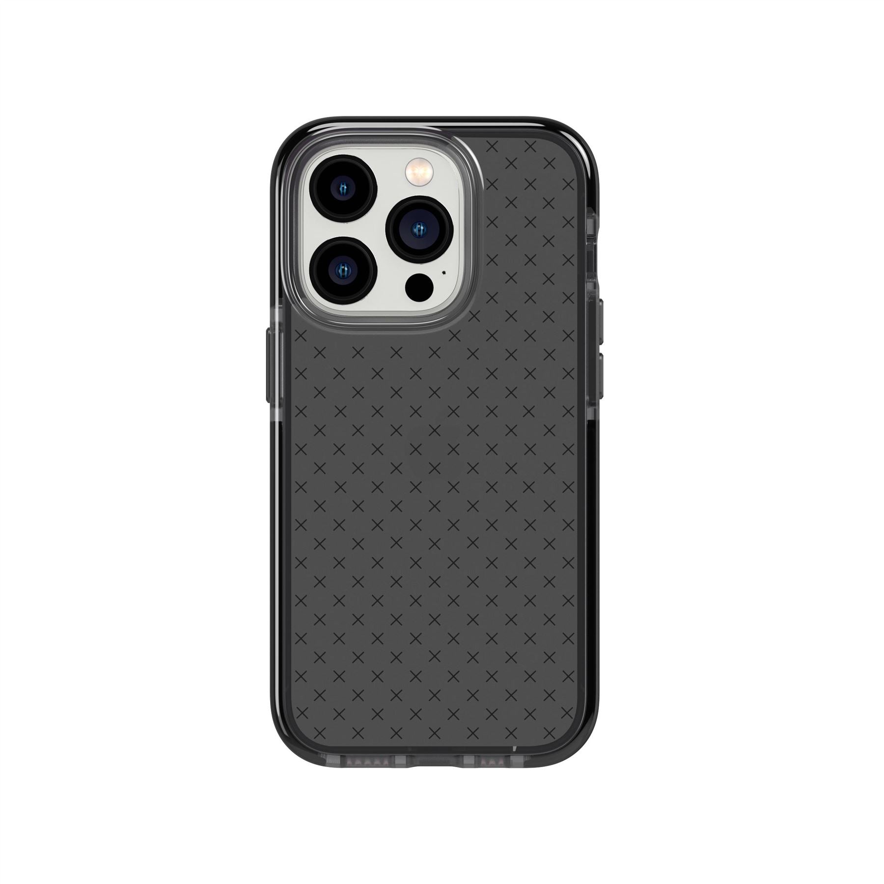 tech21-evocheck-iphone-14-pro-h-lle-smokey-black-16ft-fallschutz image 1