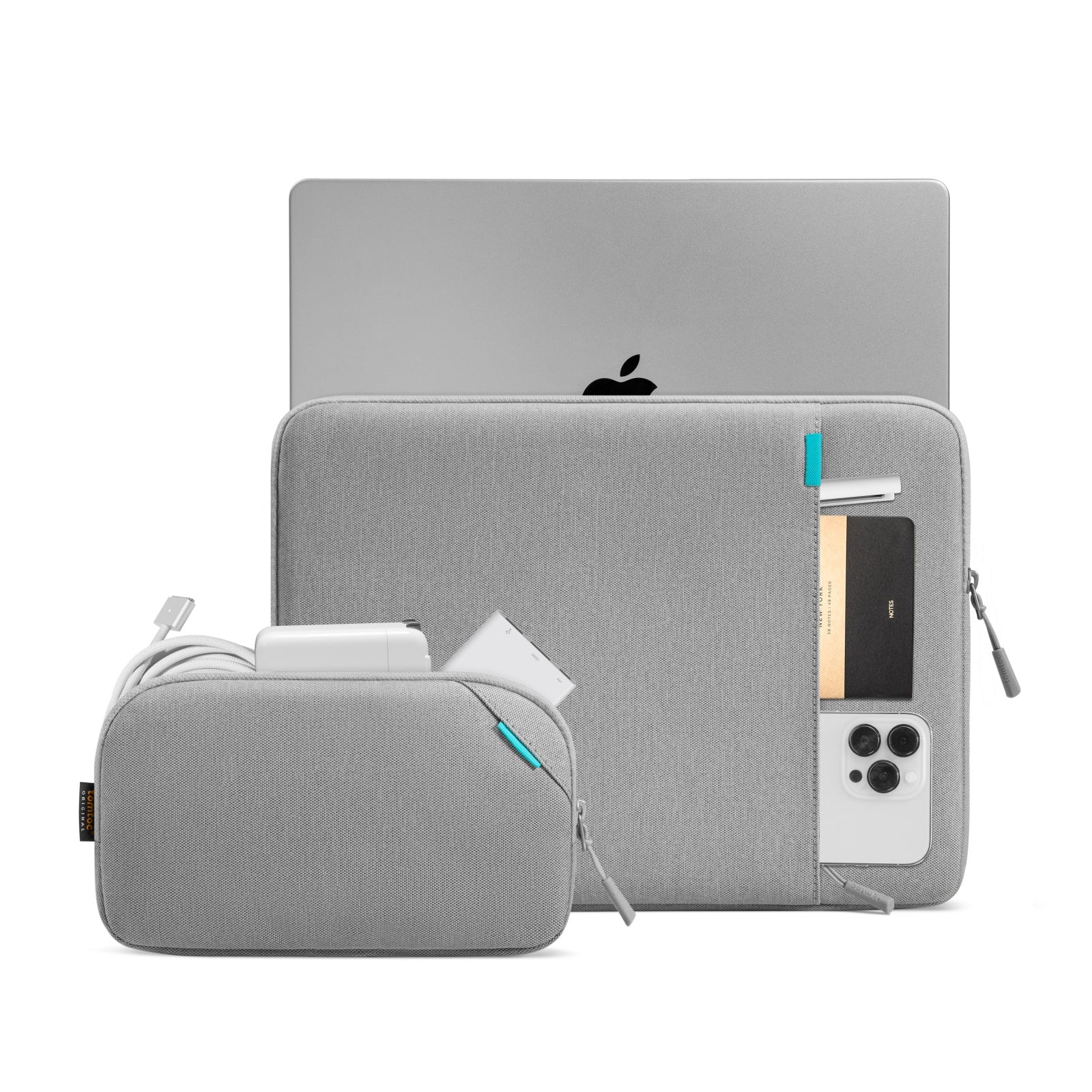 tomtoc-defender-a13-laptop-h-lle-13-zoll-schwarz-mit-tasche image 2